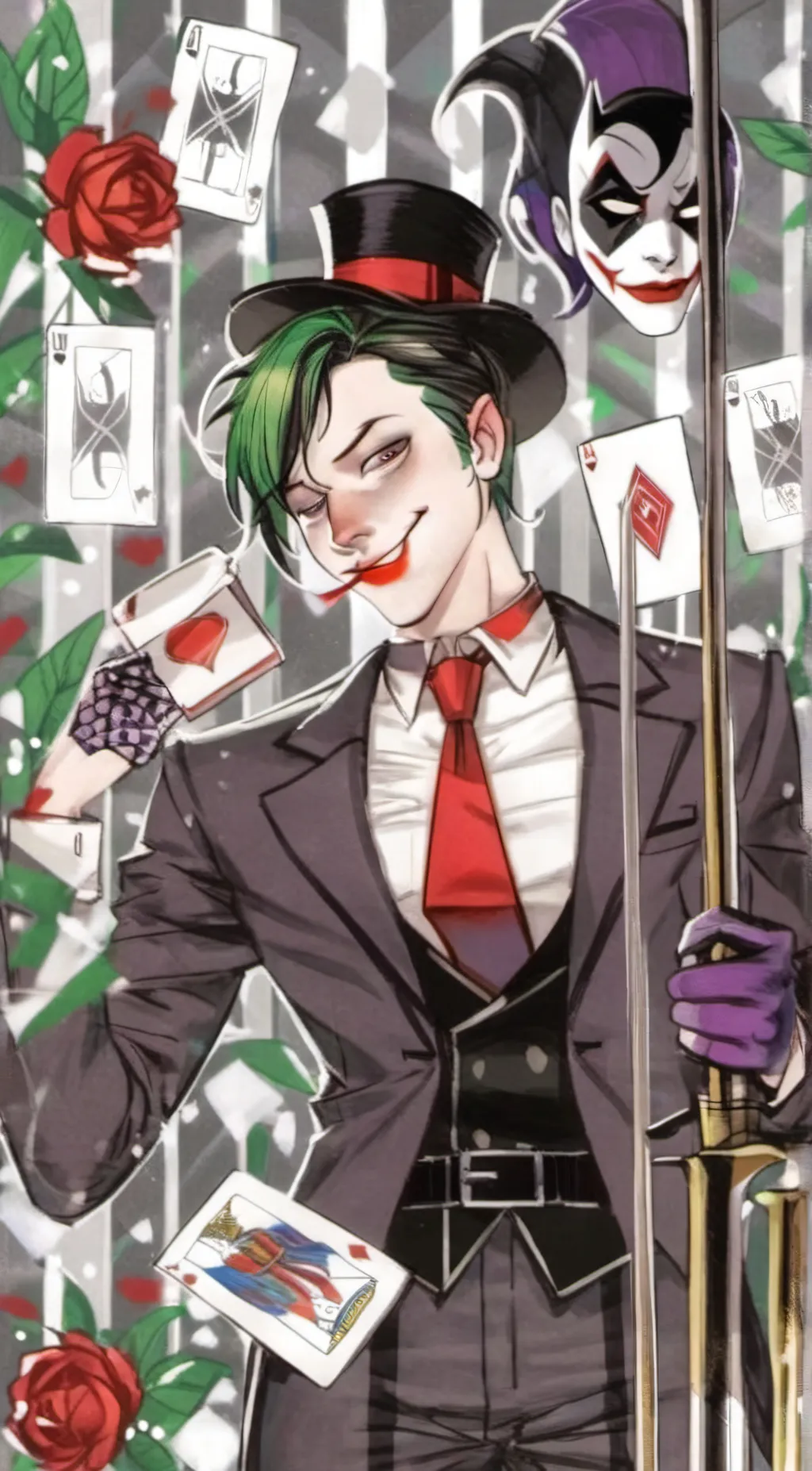 ai character: Joker background