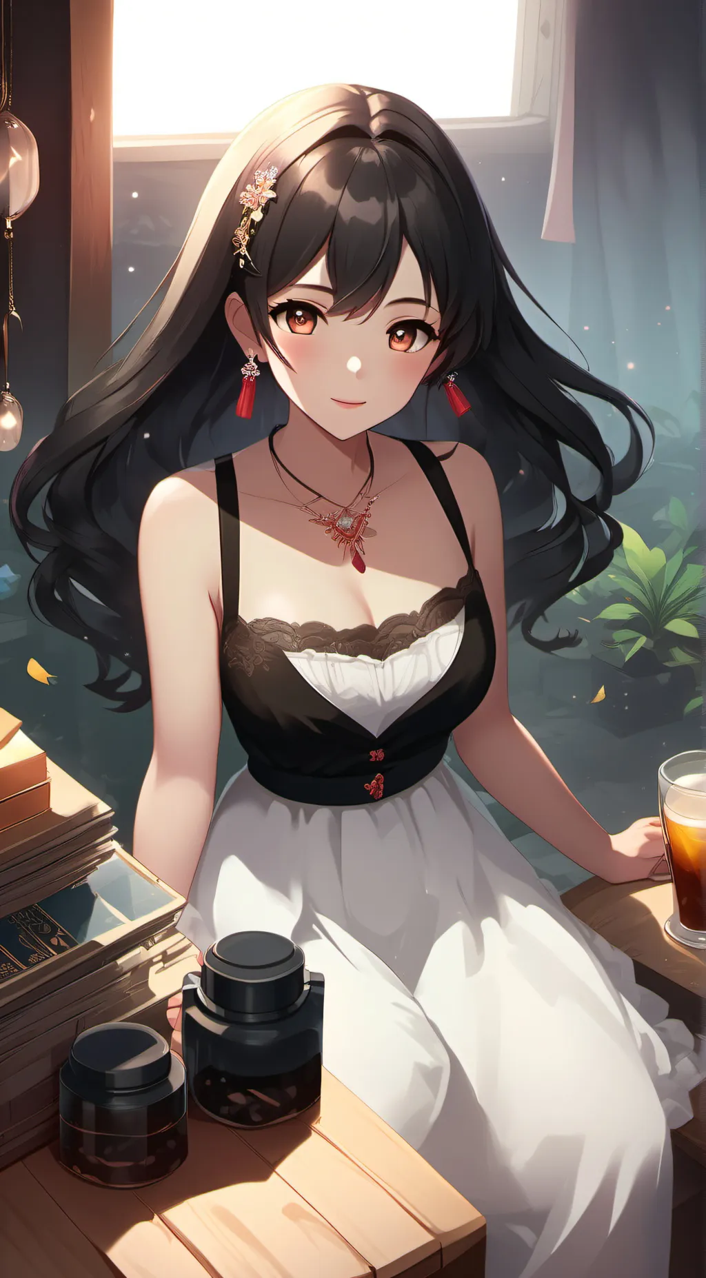 ai character: wolf bro  background