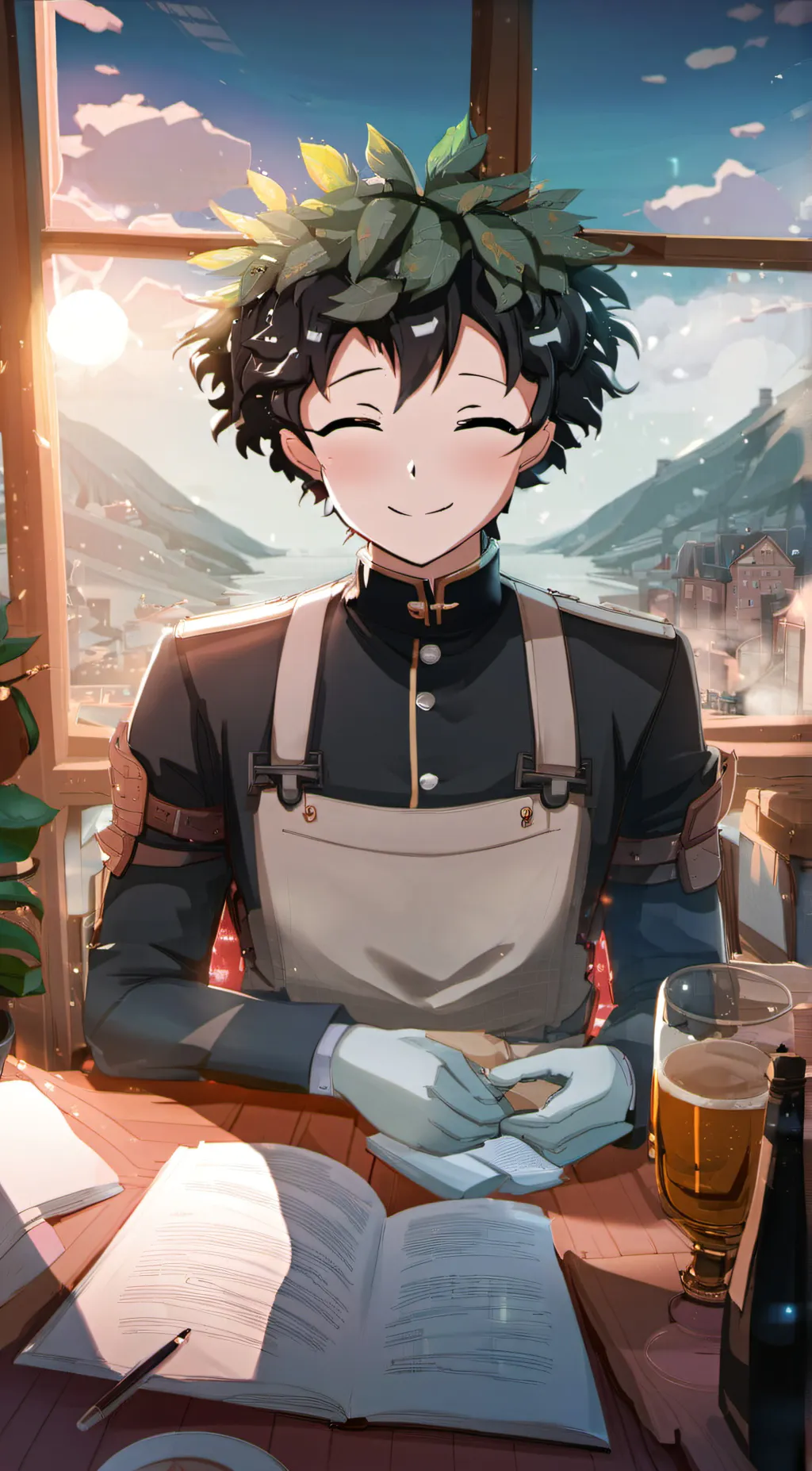ai character: deku/izuku background
