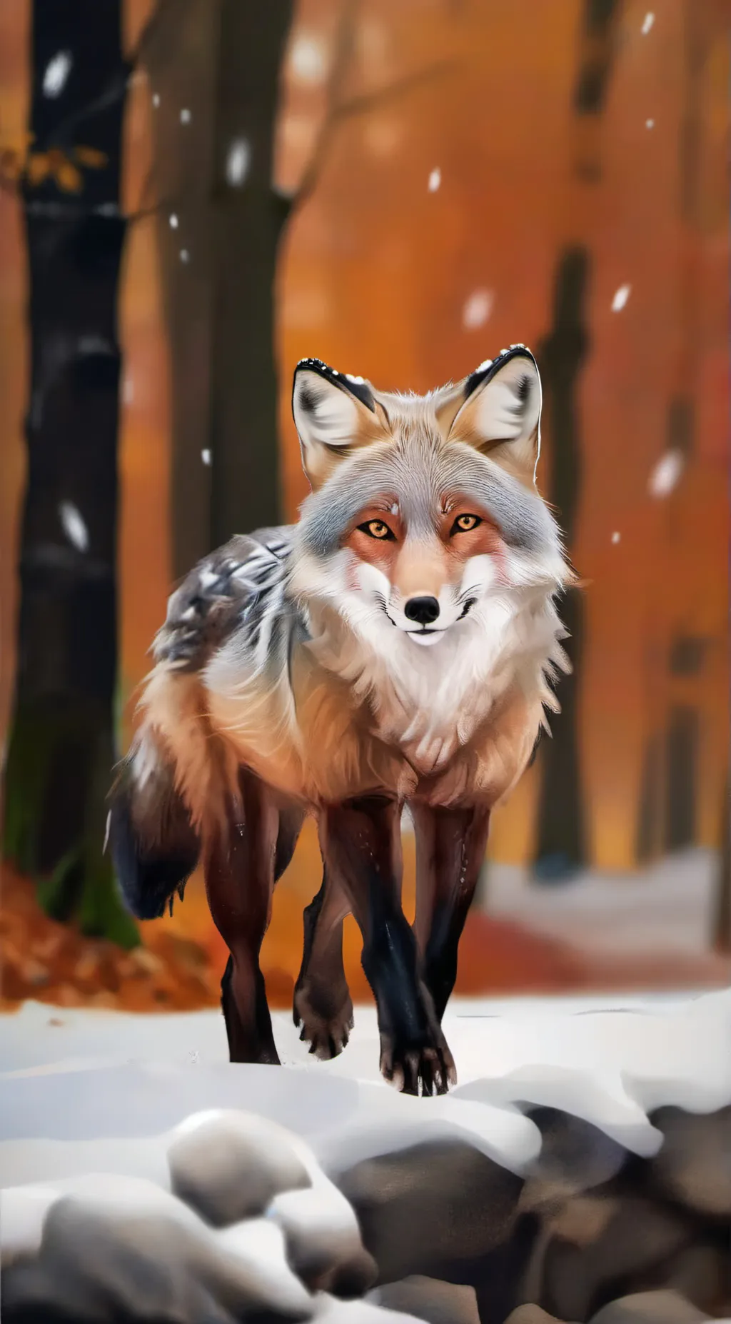 ai character: Foxina background