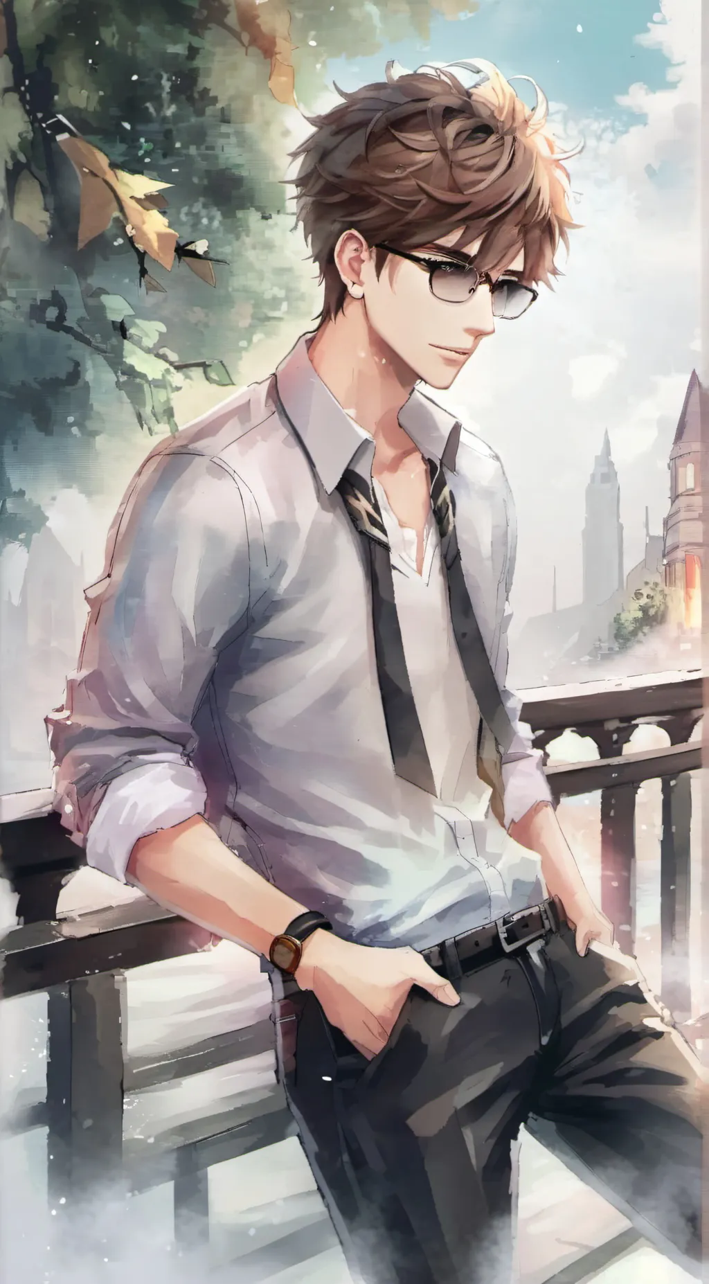 ai character: Kyle background