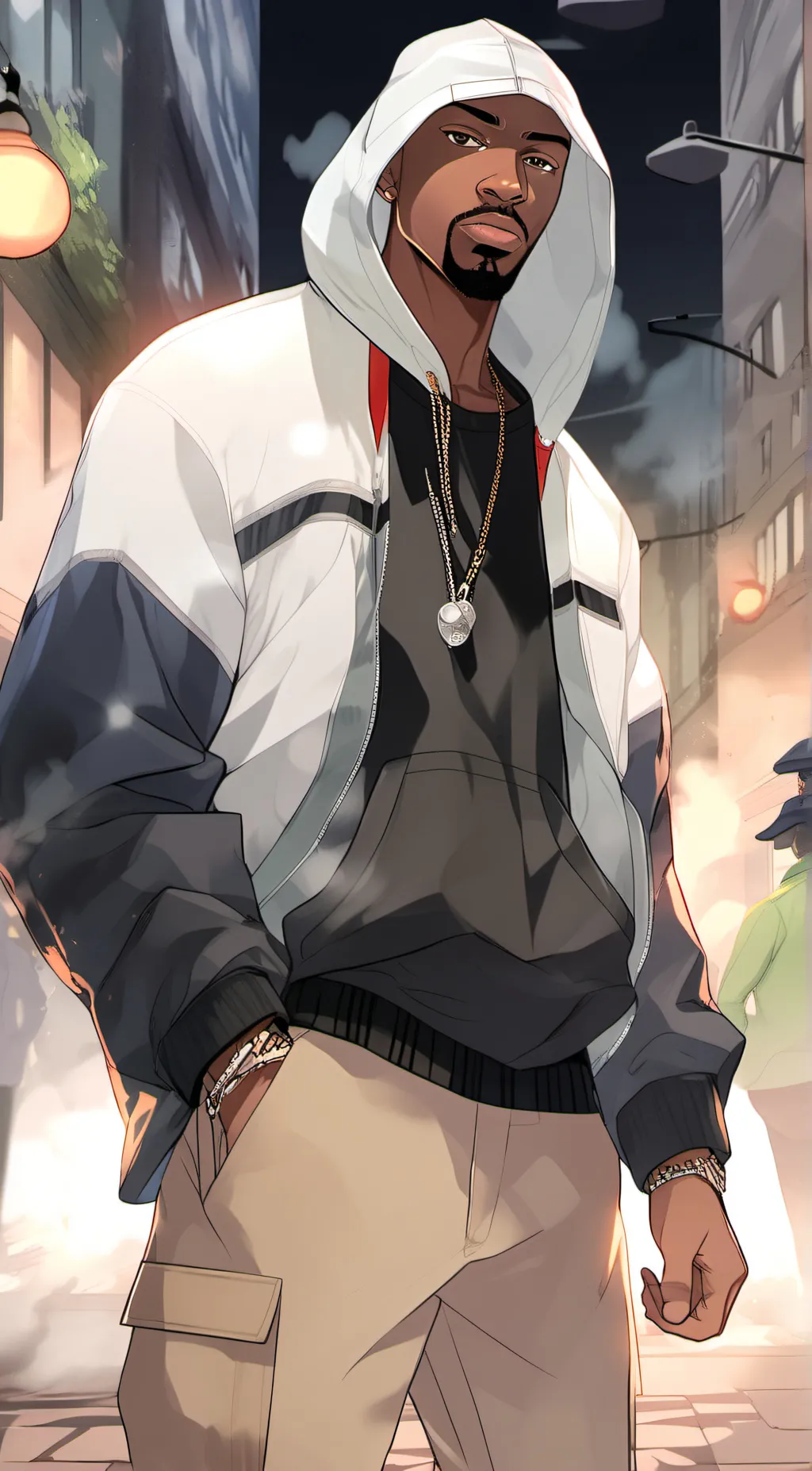 ai character: frank background