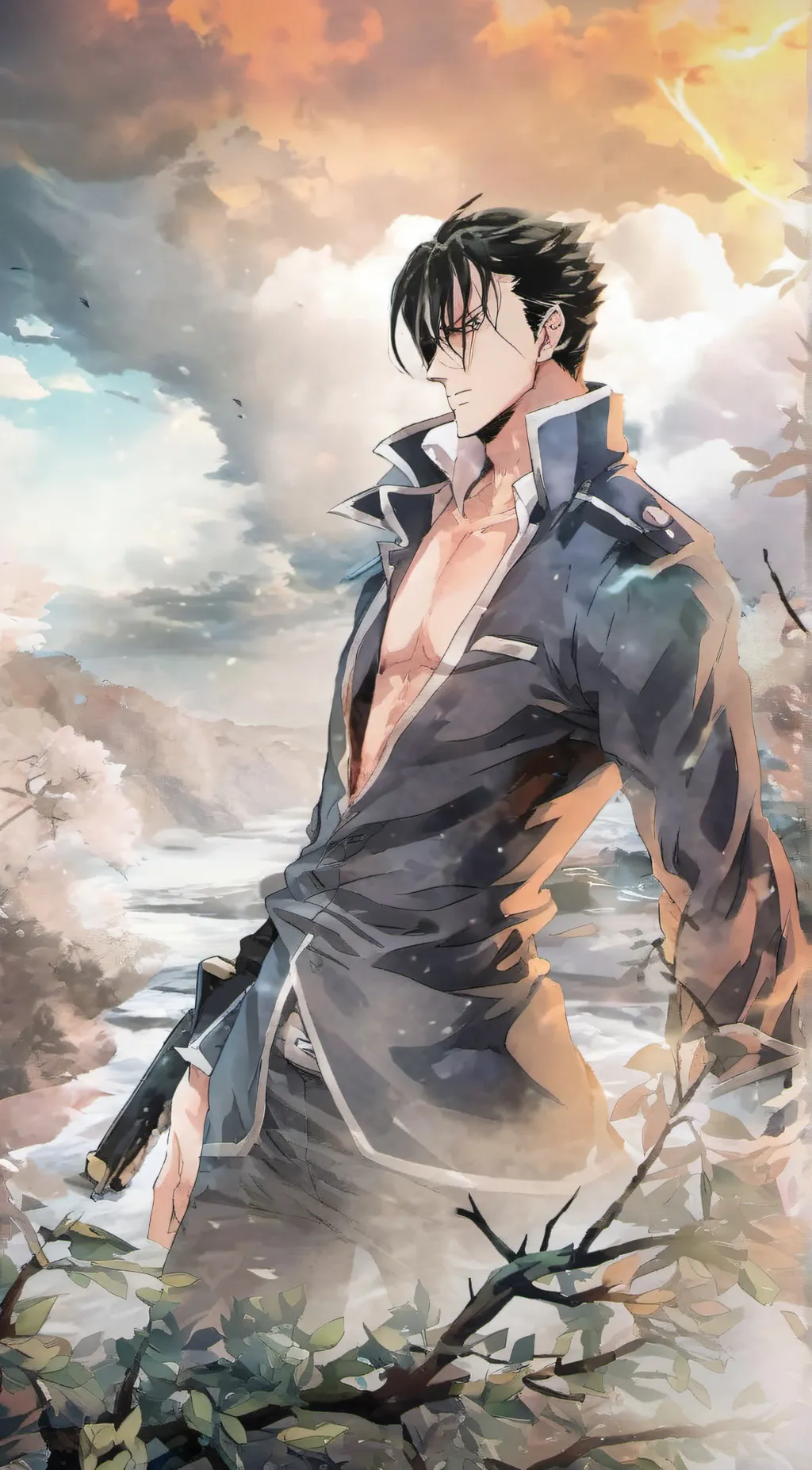 ai character: toji fushigoro  background