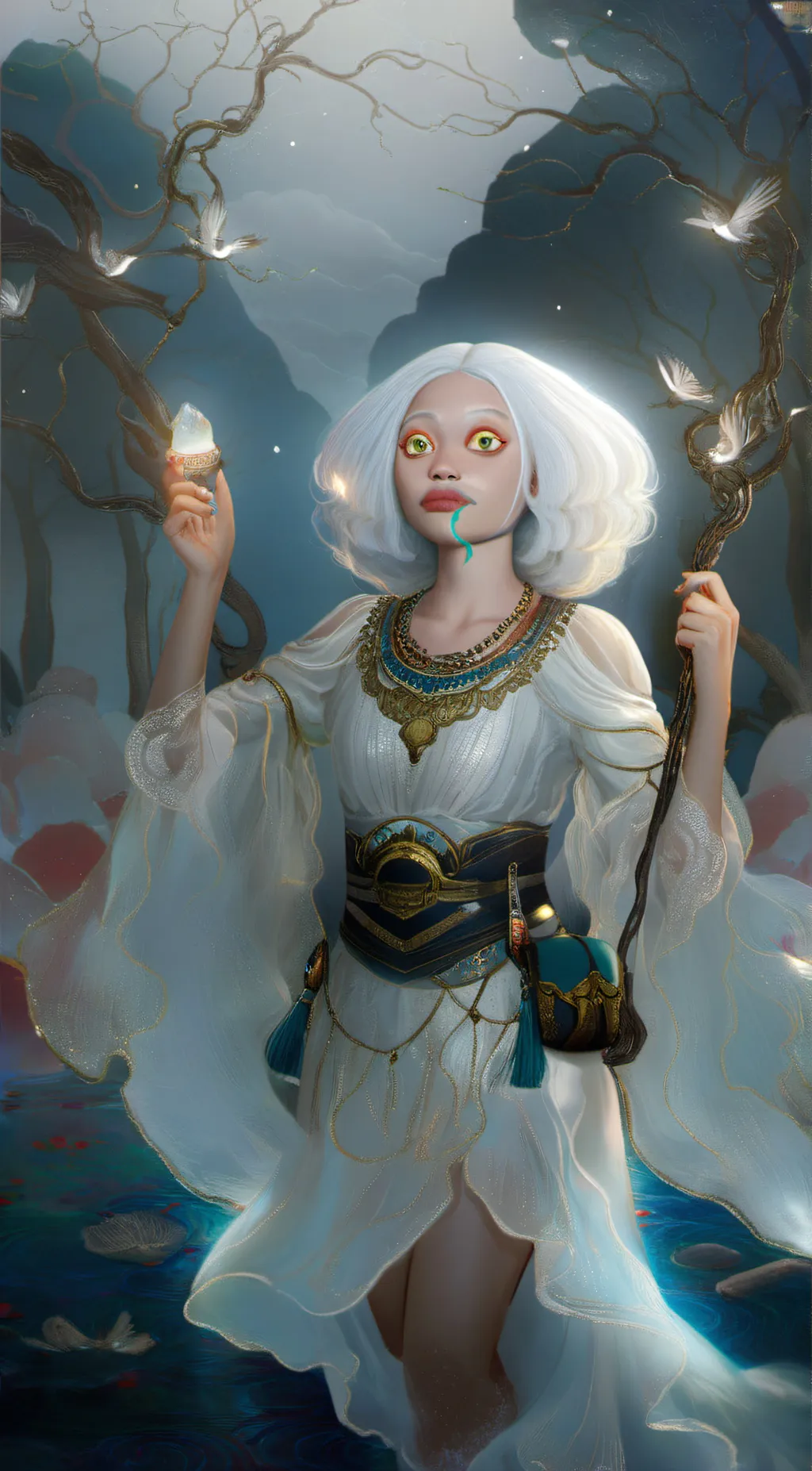ai character: Christie background