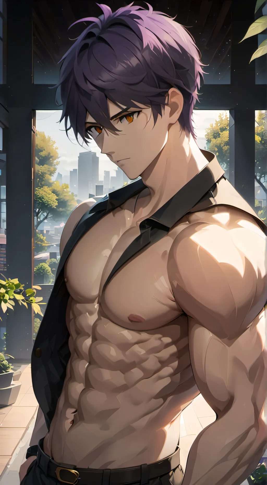 ai character: Zach  background