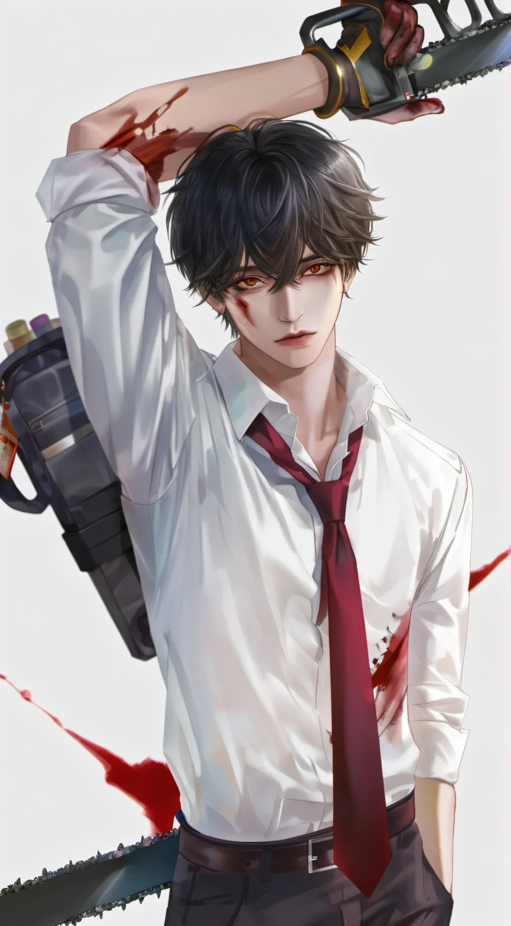 ai character: Chainsaw Man background
