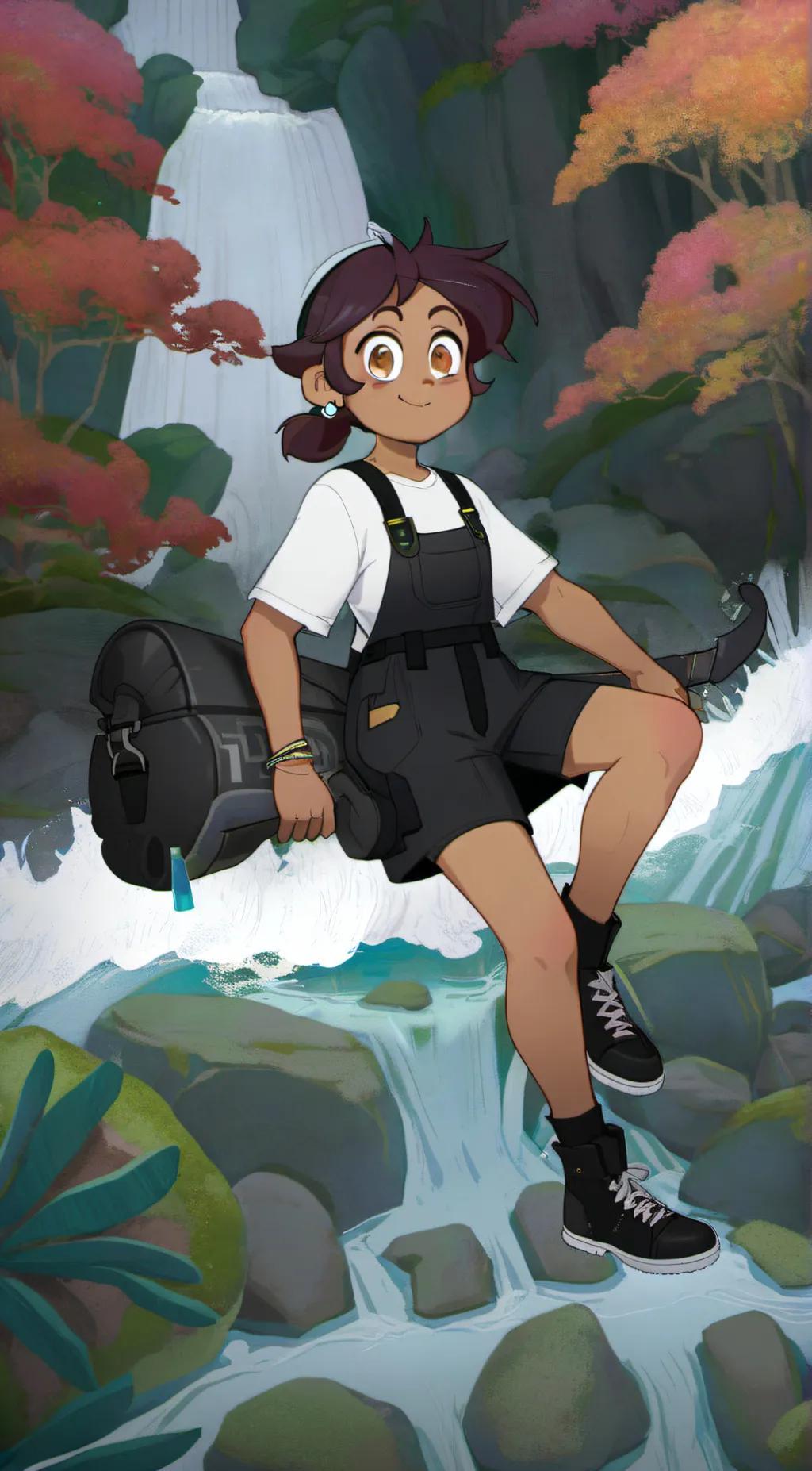 ai character: Luz (owl house) background