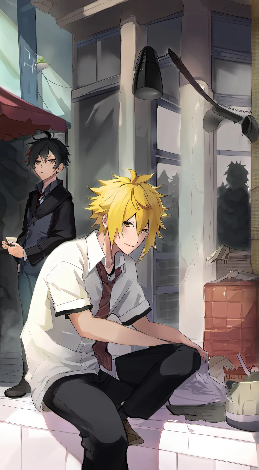 ai character: Denki background