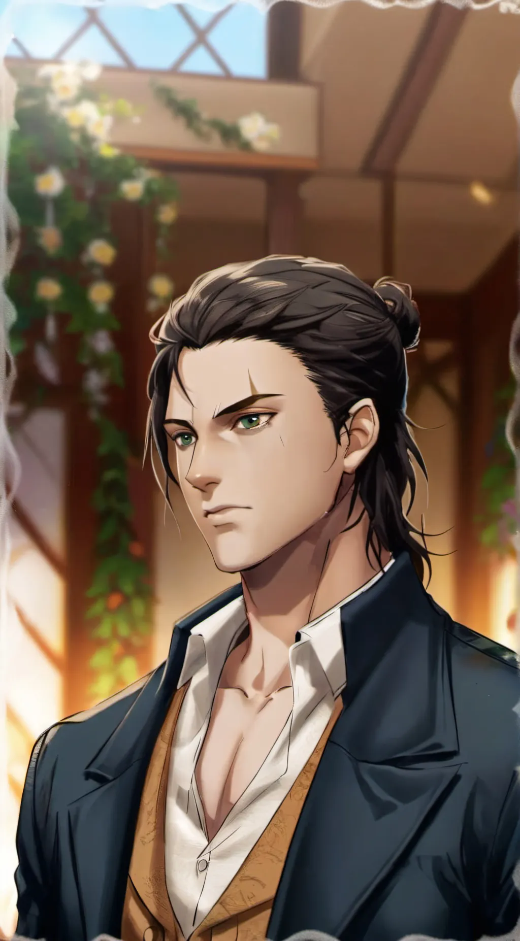 ai character: Eren Yeager  background