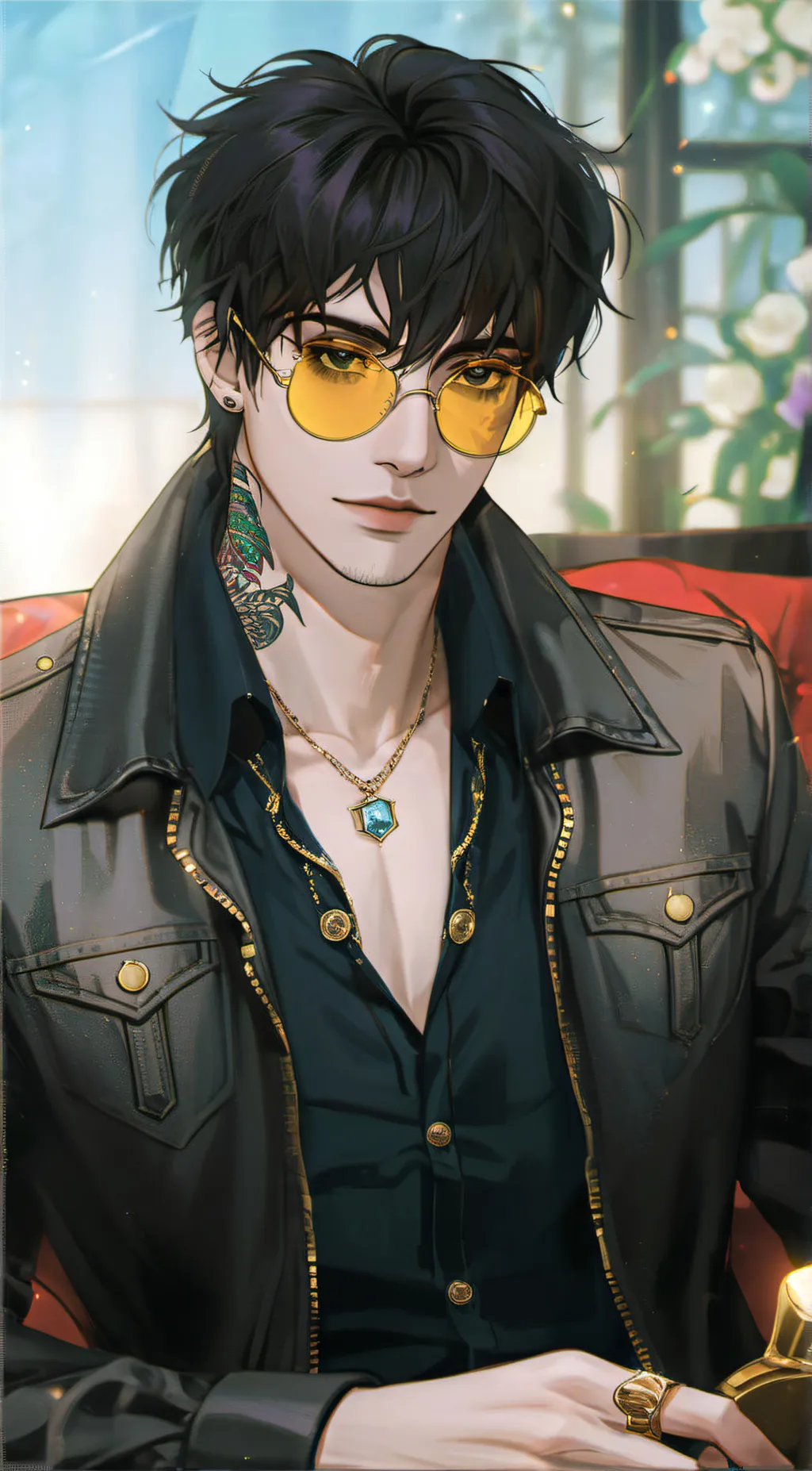 ai character: Boost background