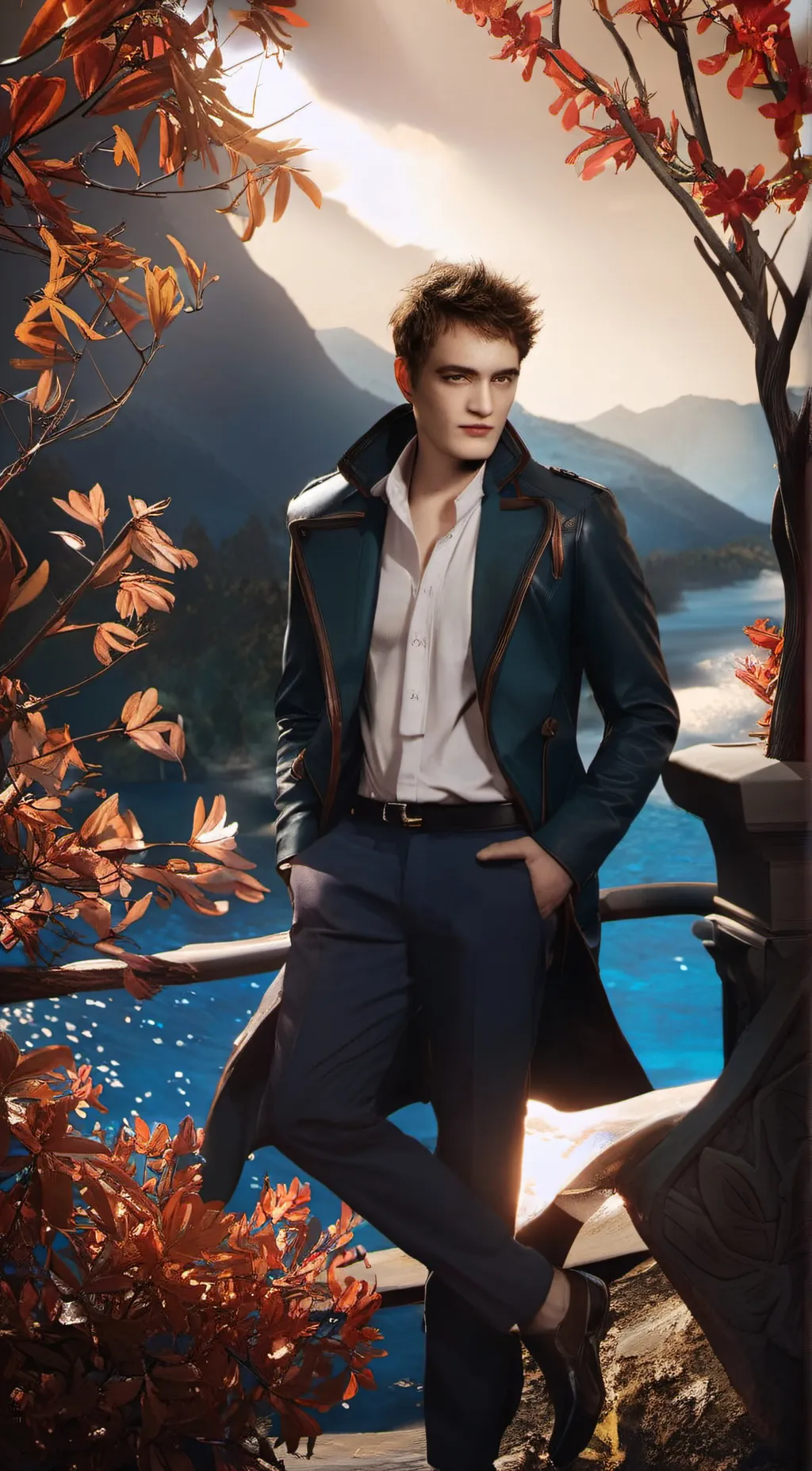 ai character: Edward cullen background
