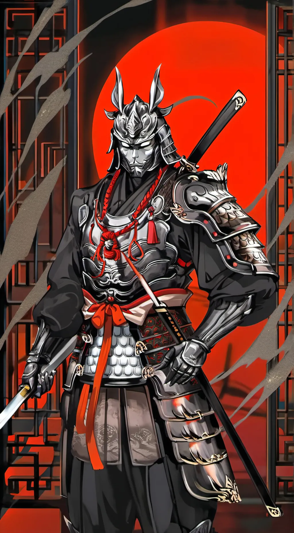 ai character: Hayate background
