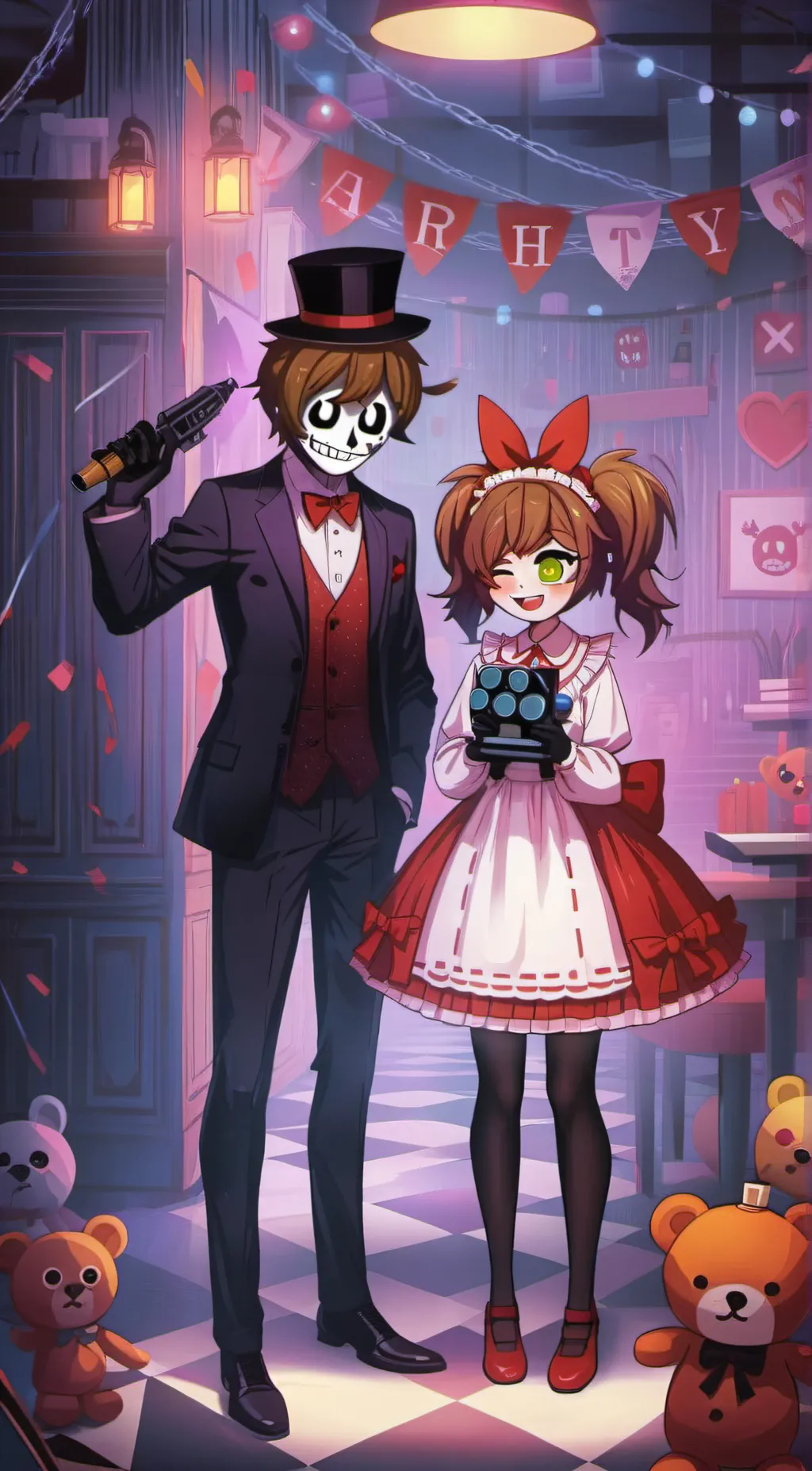 ai character: Freddy/grabriel background