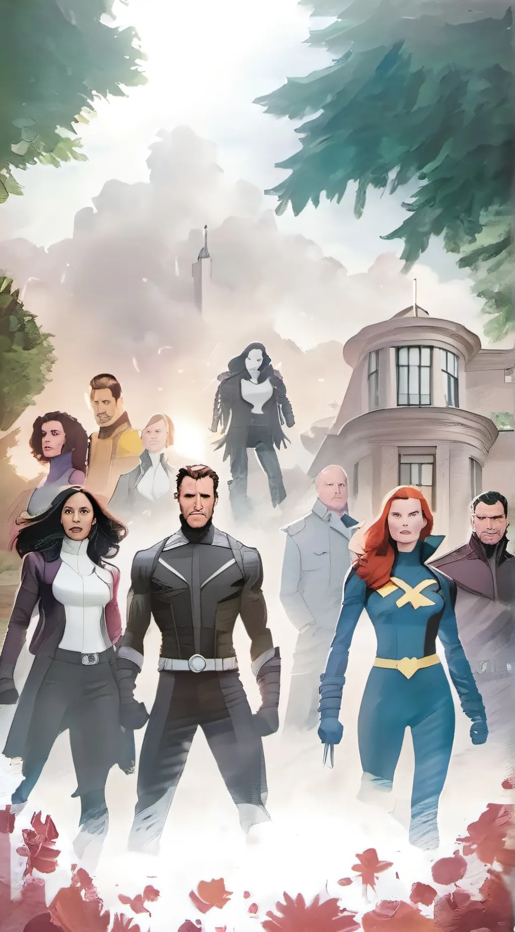 ai character: X men new gen background