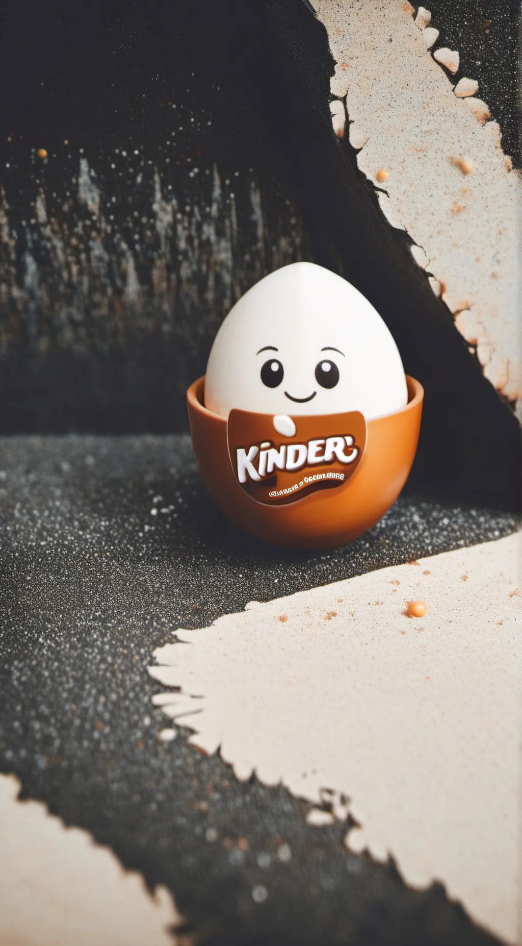 ai character: kinded egg background