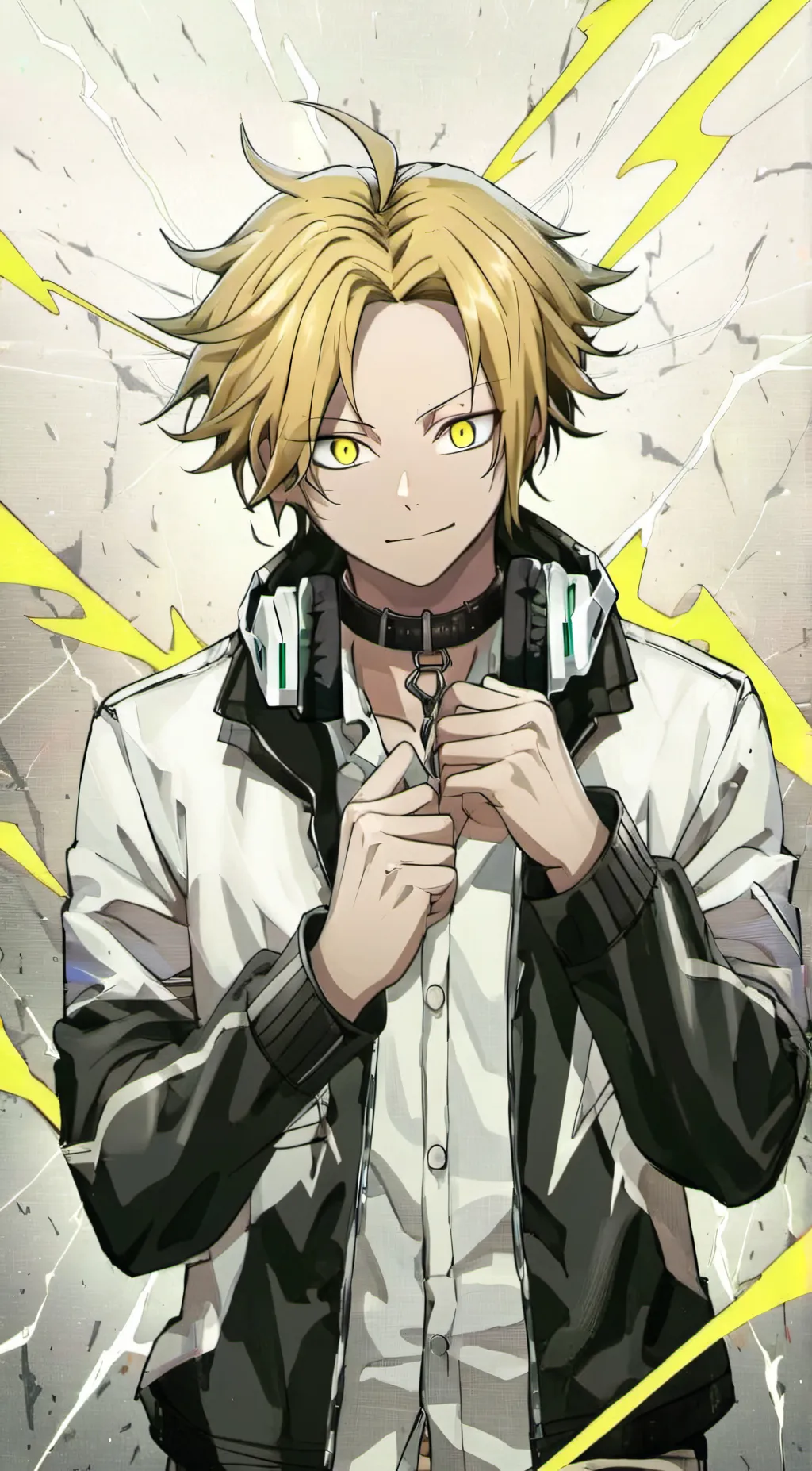 ai character: Denki  background