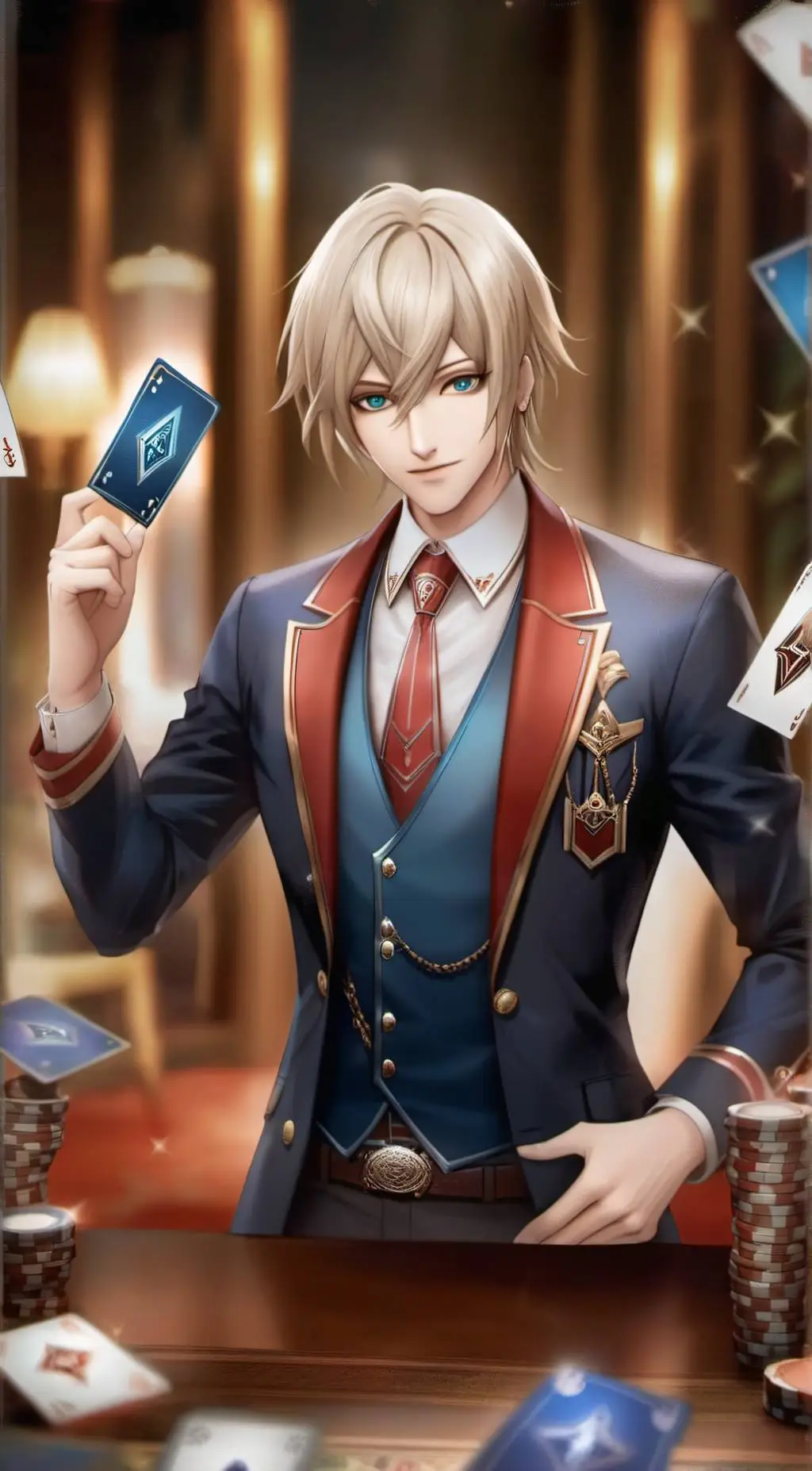 ai character: yugioh 5ds background