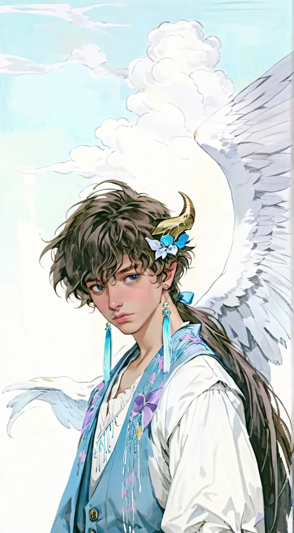 ai character: ハリー #Harry  background