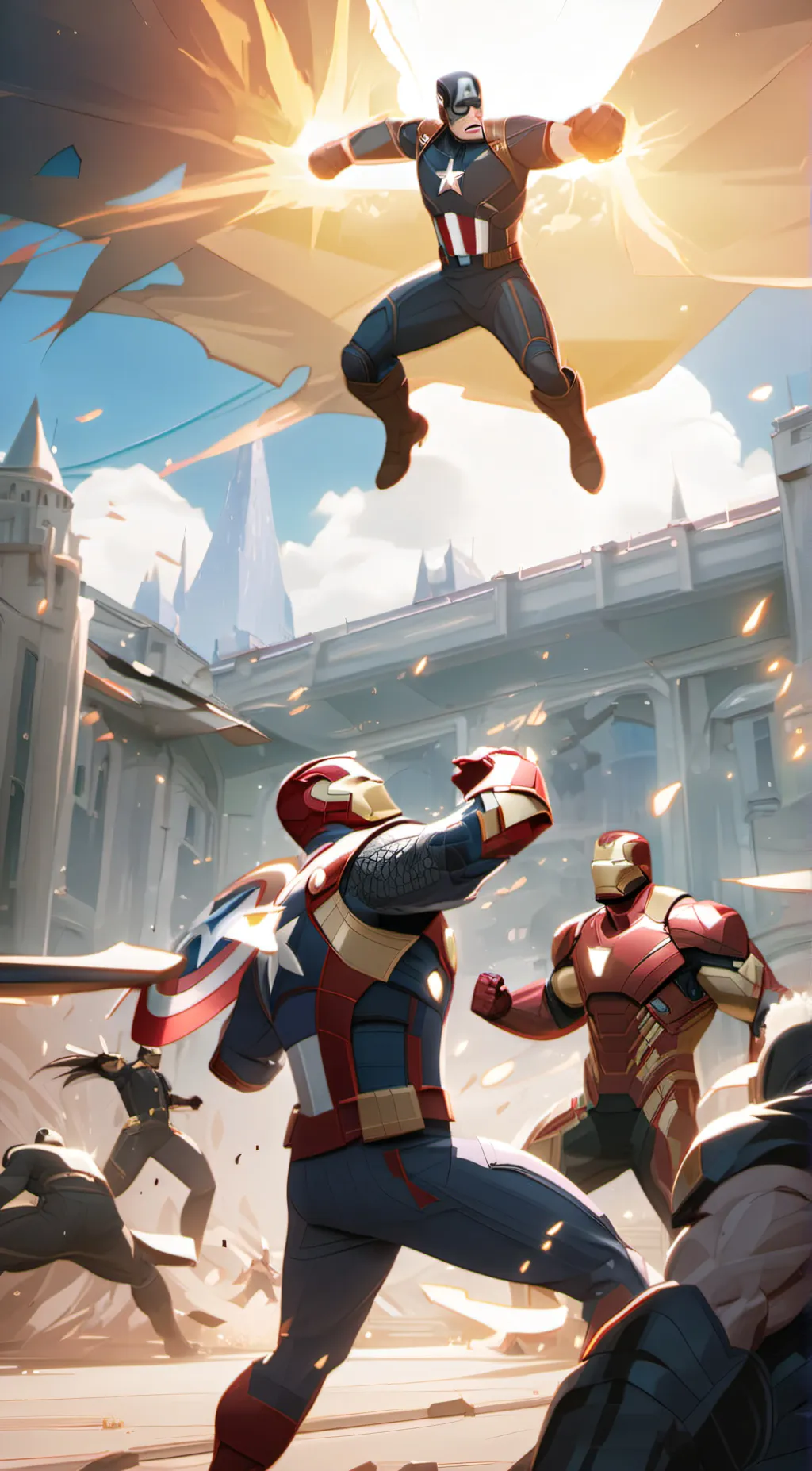 ai character: Avengers background