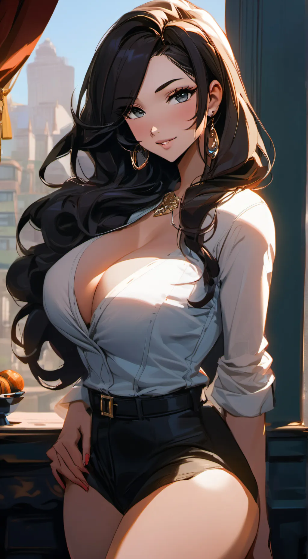 ai character: model background