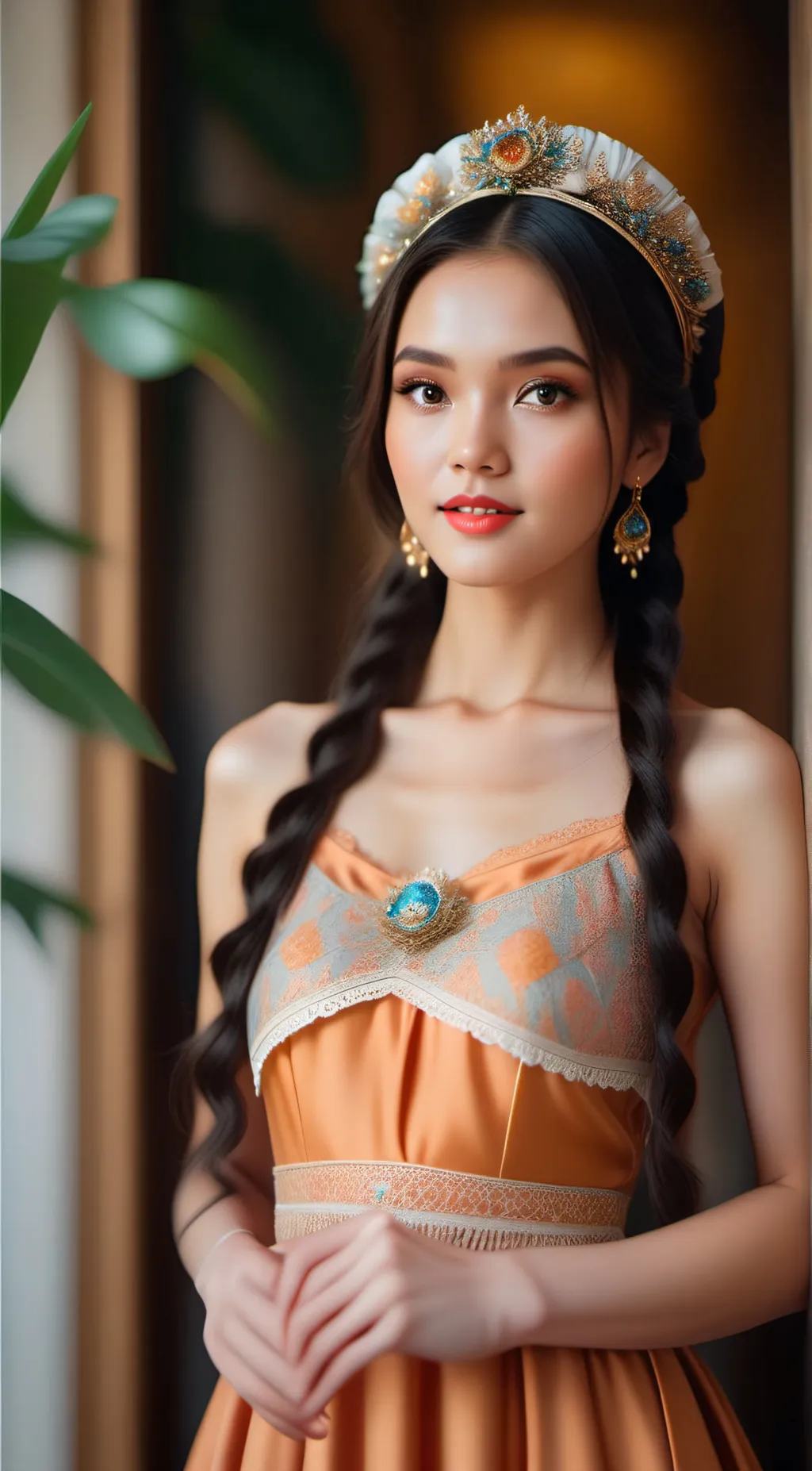 ai character: angelica background