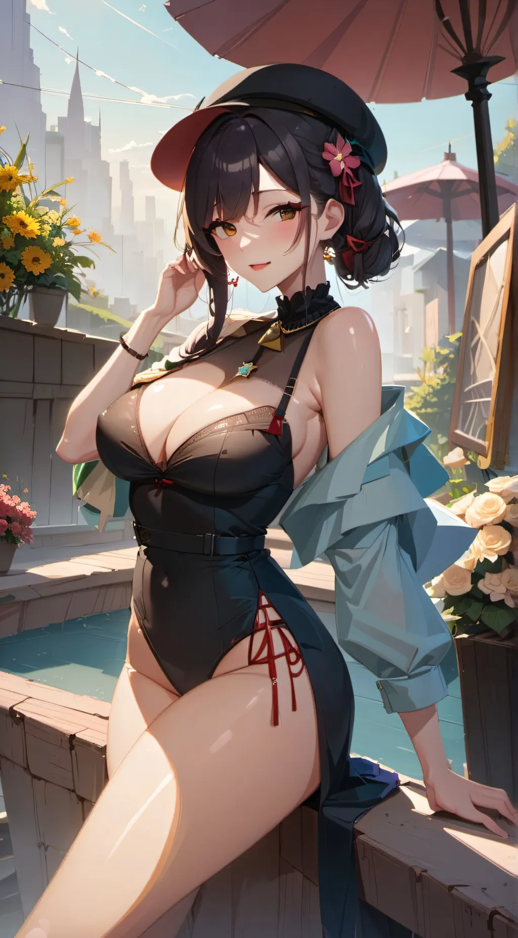ai character: Hanika-san background