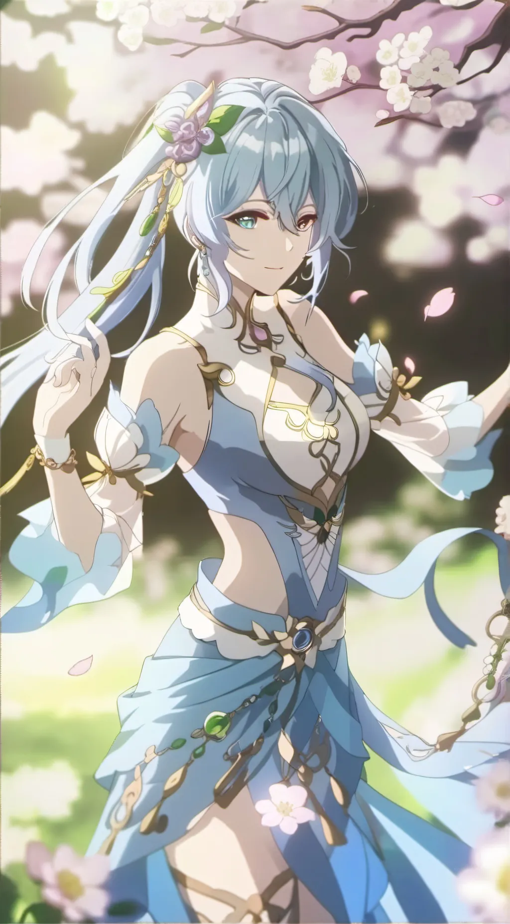 ai character: rose  background