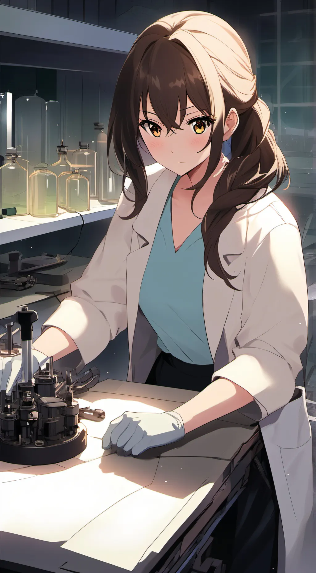 ai character: scientist 1 background