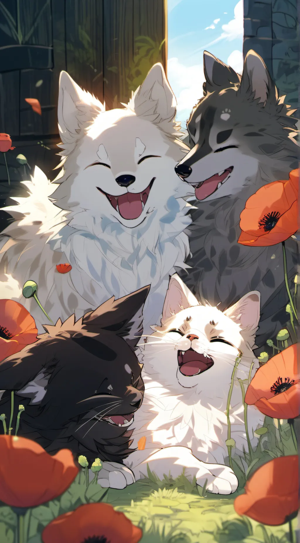 ai character: Smiling Critters! background