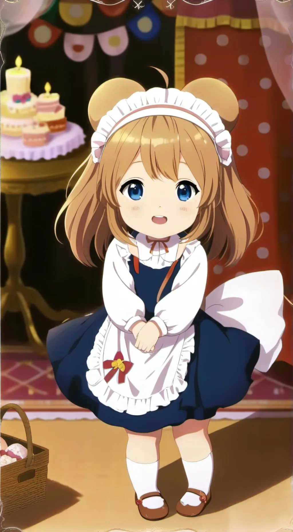 ai character: Little Sister  background