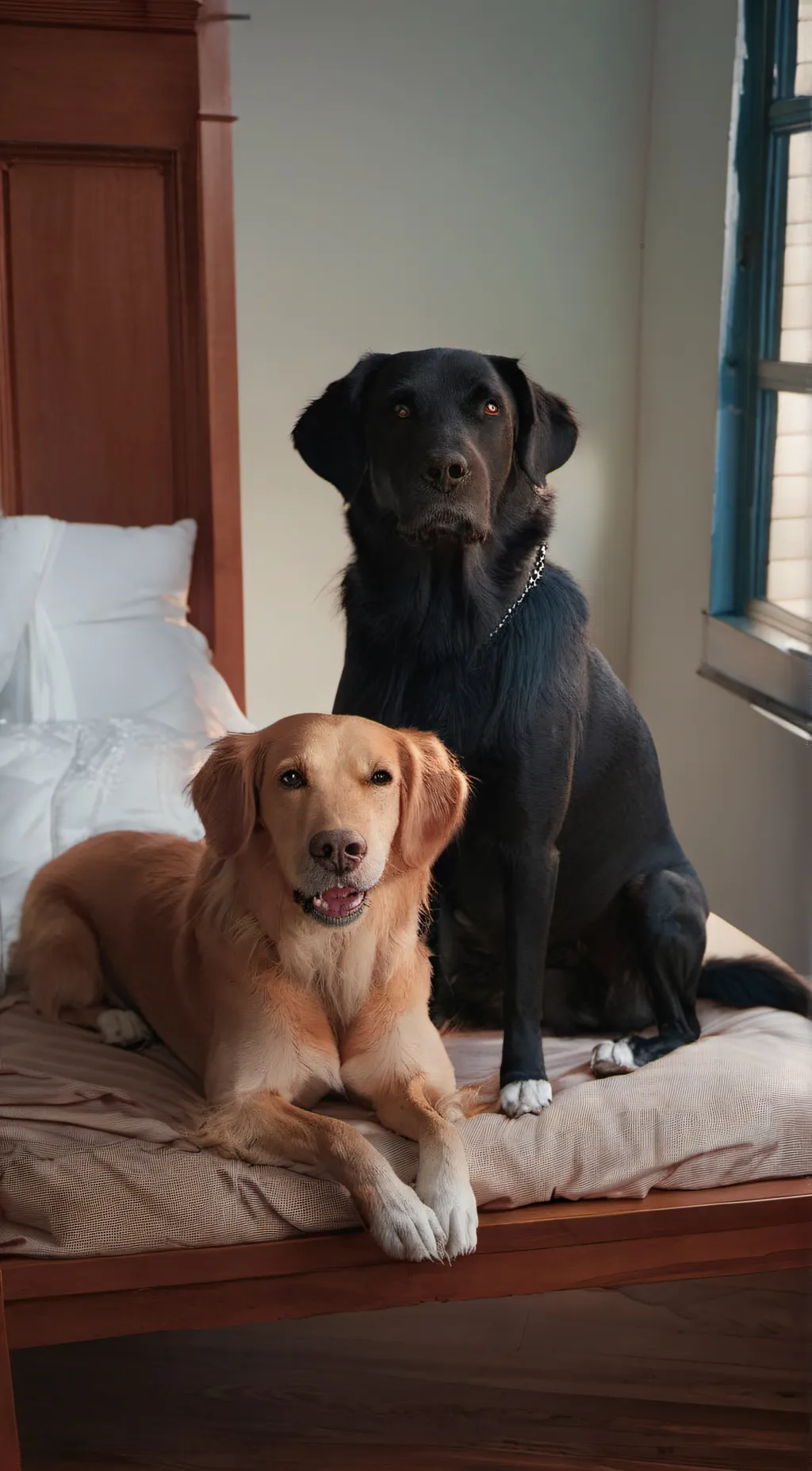 ai character: oatmeal and tulips background