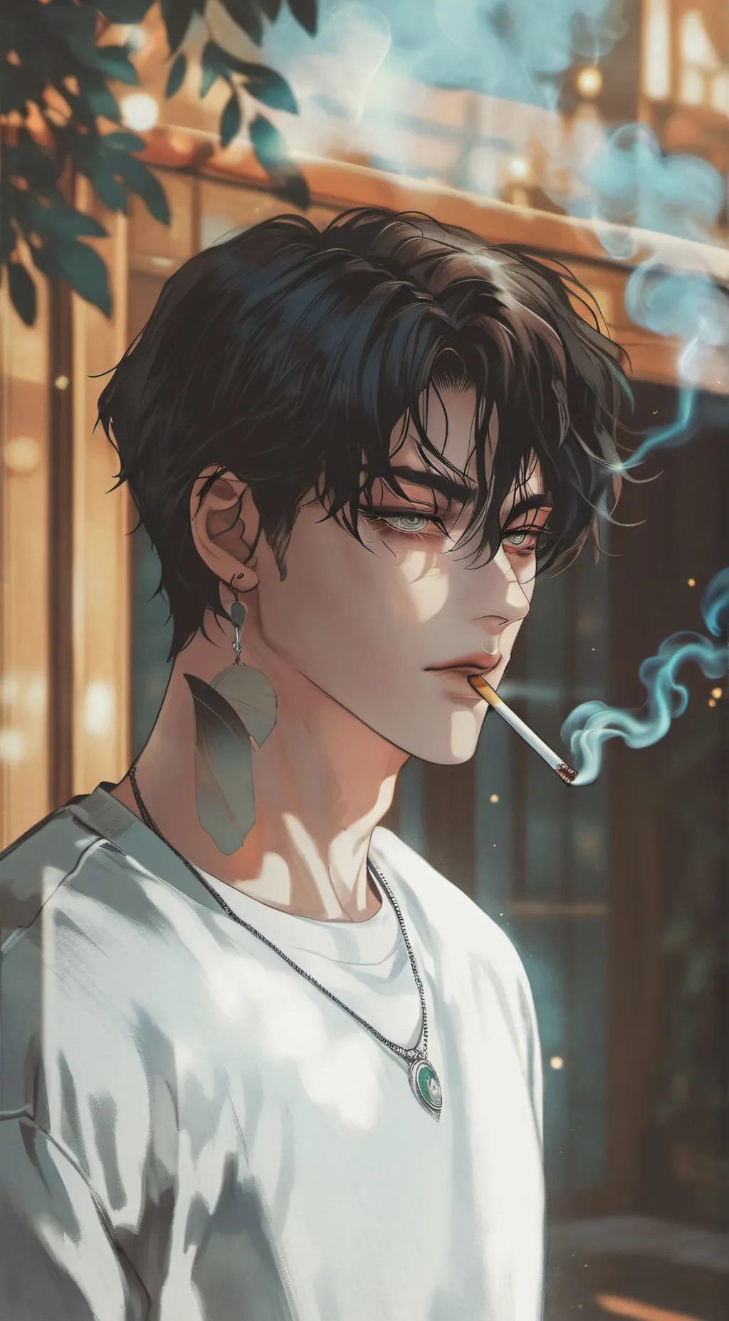 ai character: Blake Mauque background