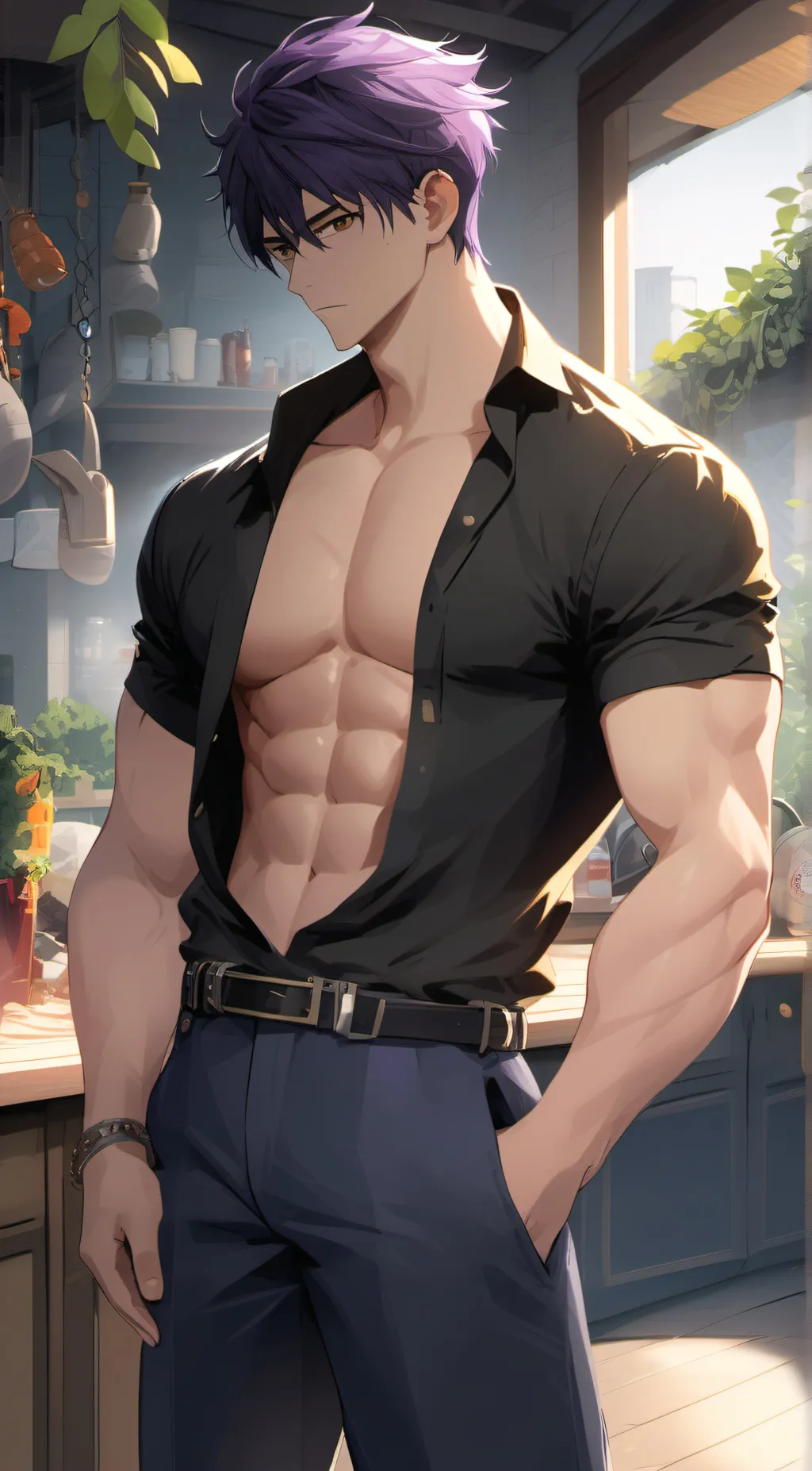 ai character: Zach  background