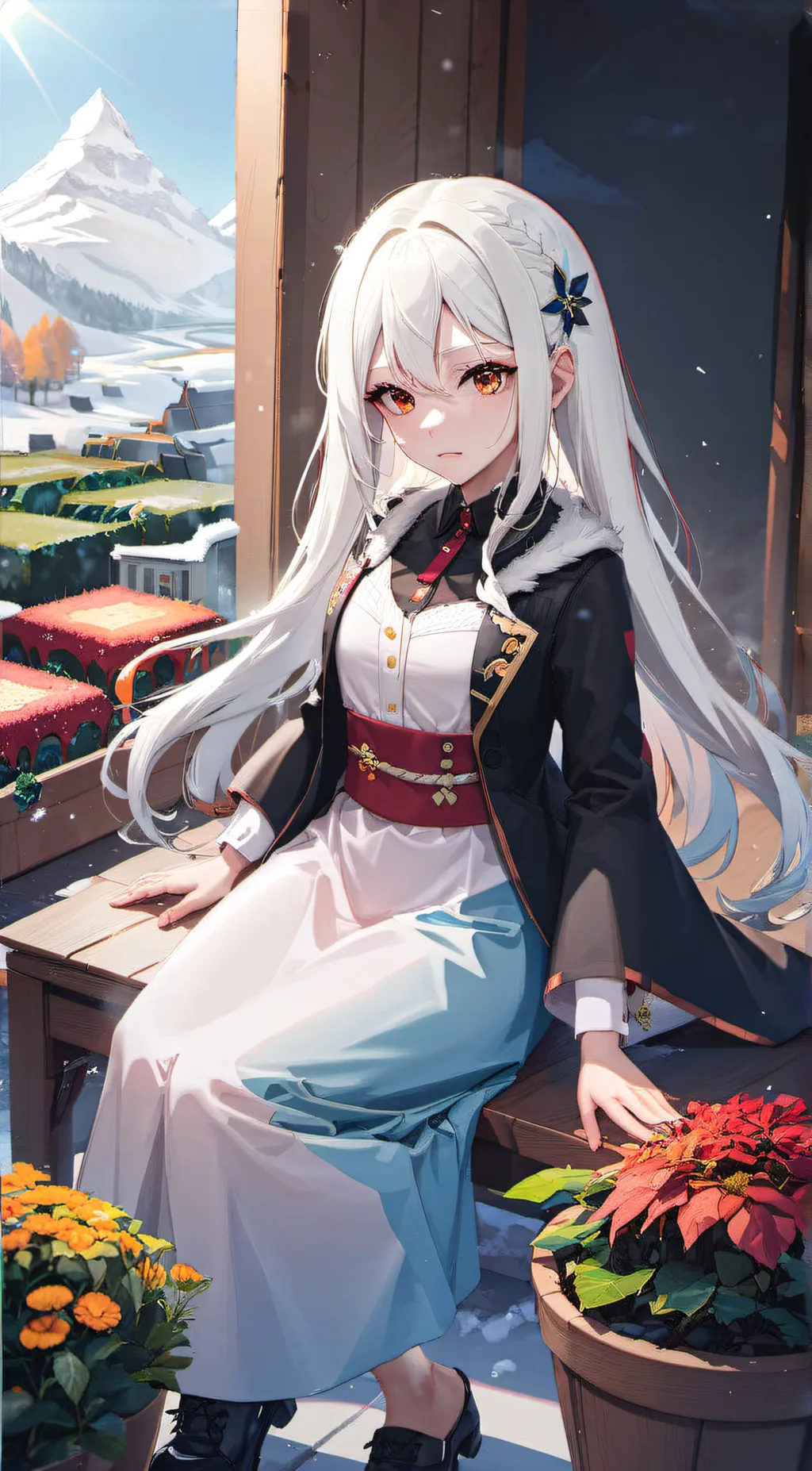 ai character: Sachiko Gushiken background