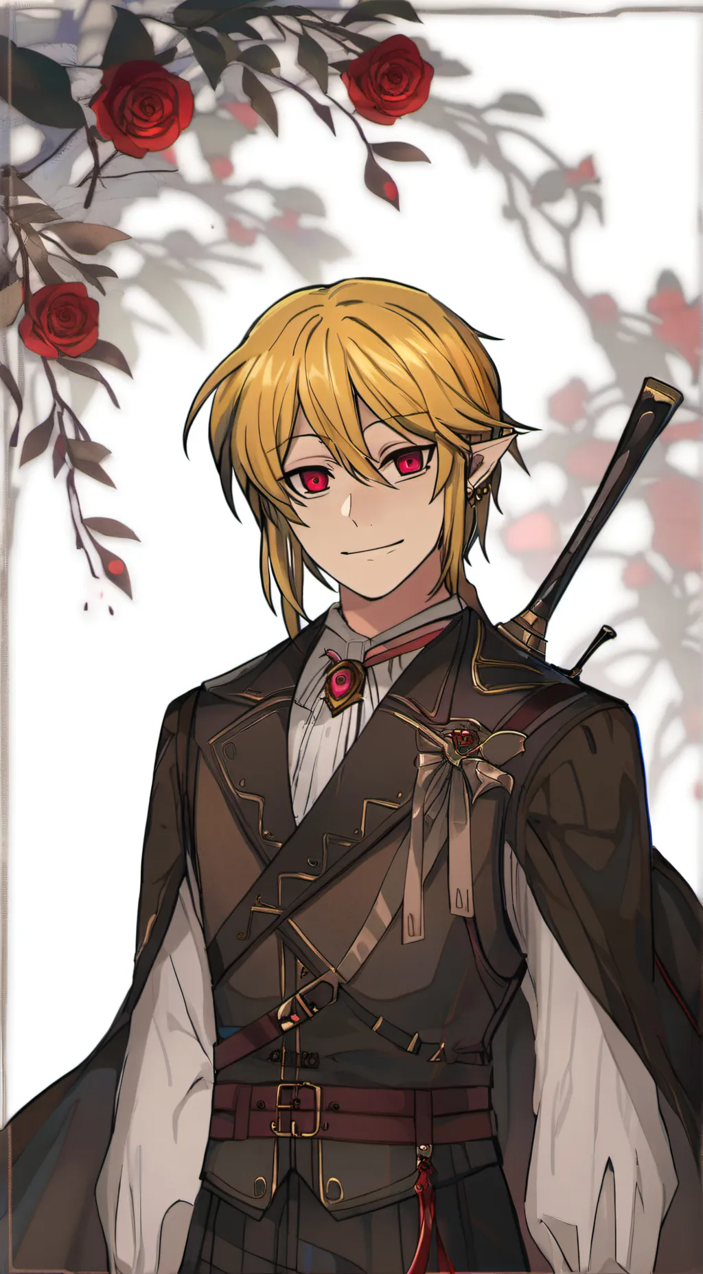 ai character: ben drowned  background