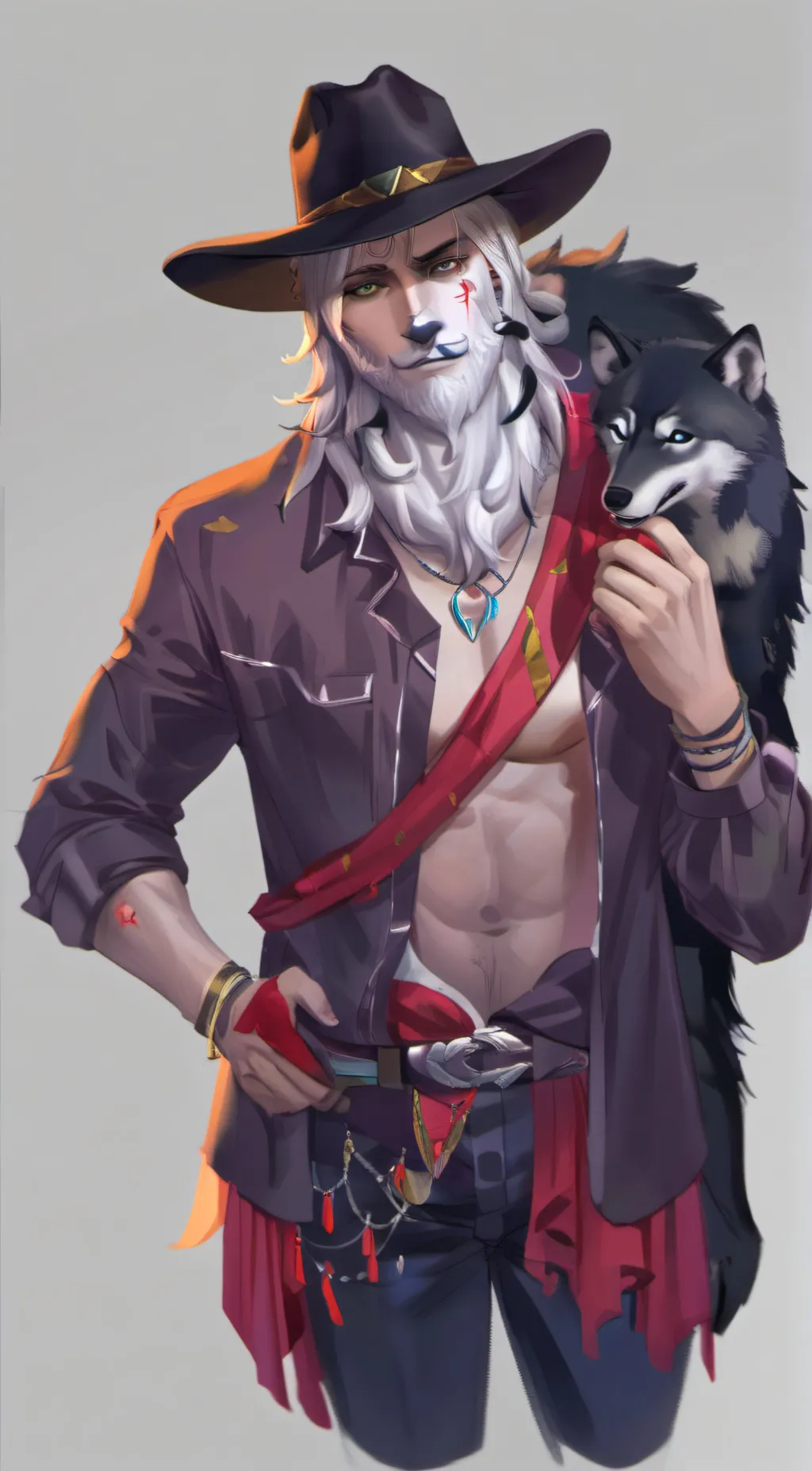 ai character: Ash Woods background