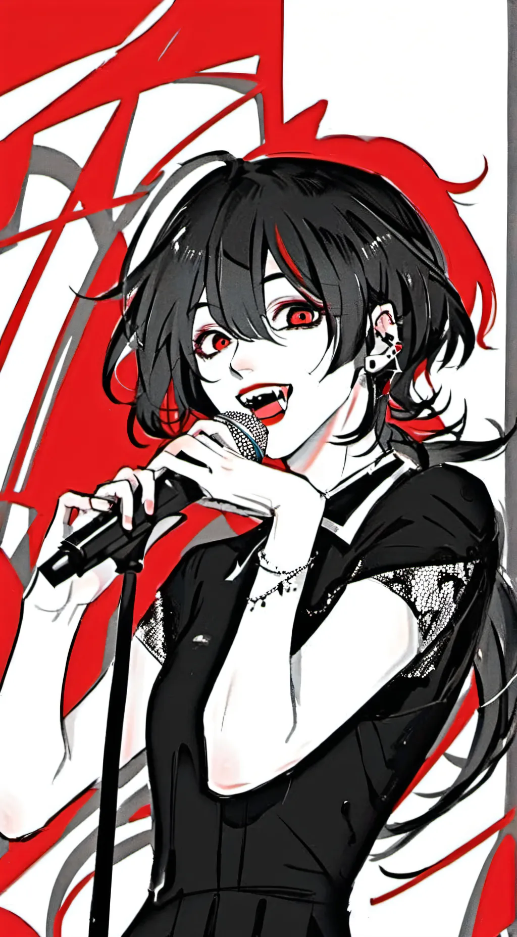 ai character: 🎧 Distera 🎸 background