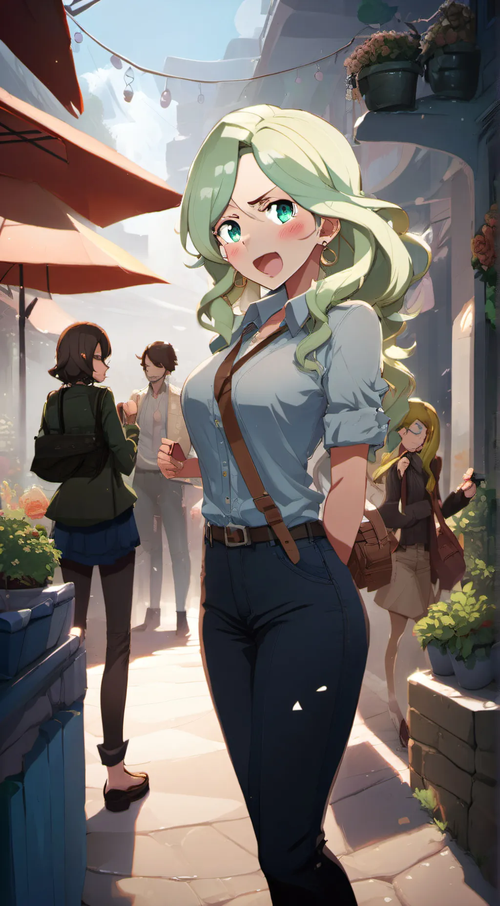 ai character: Diane  background
