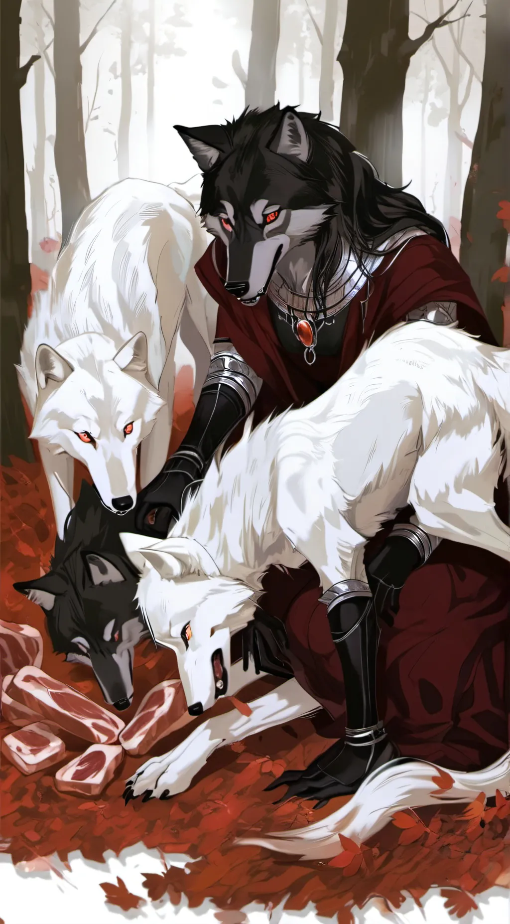 ai character: Trio Wolf Master background