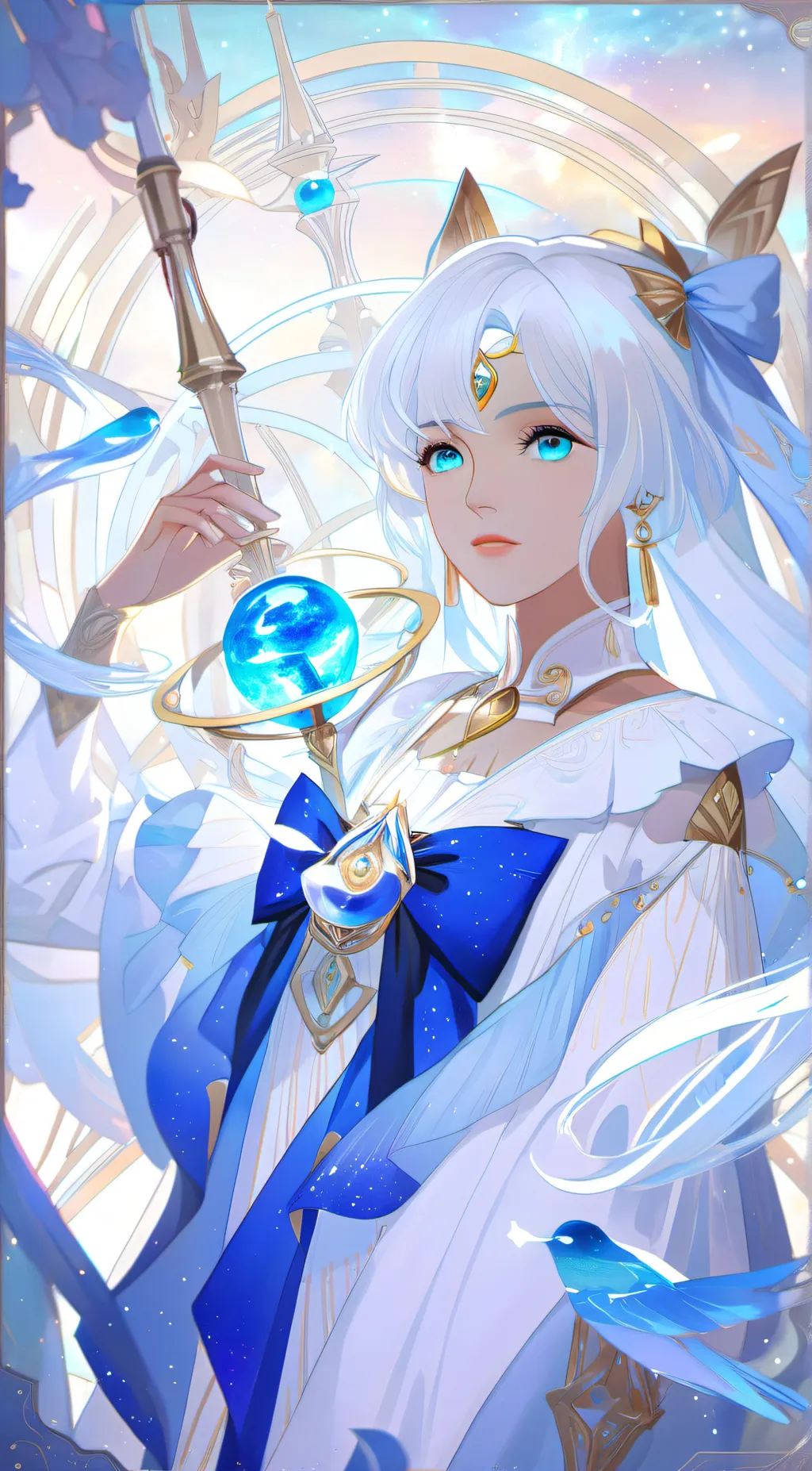 ai character: Goddess of Uranus background