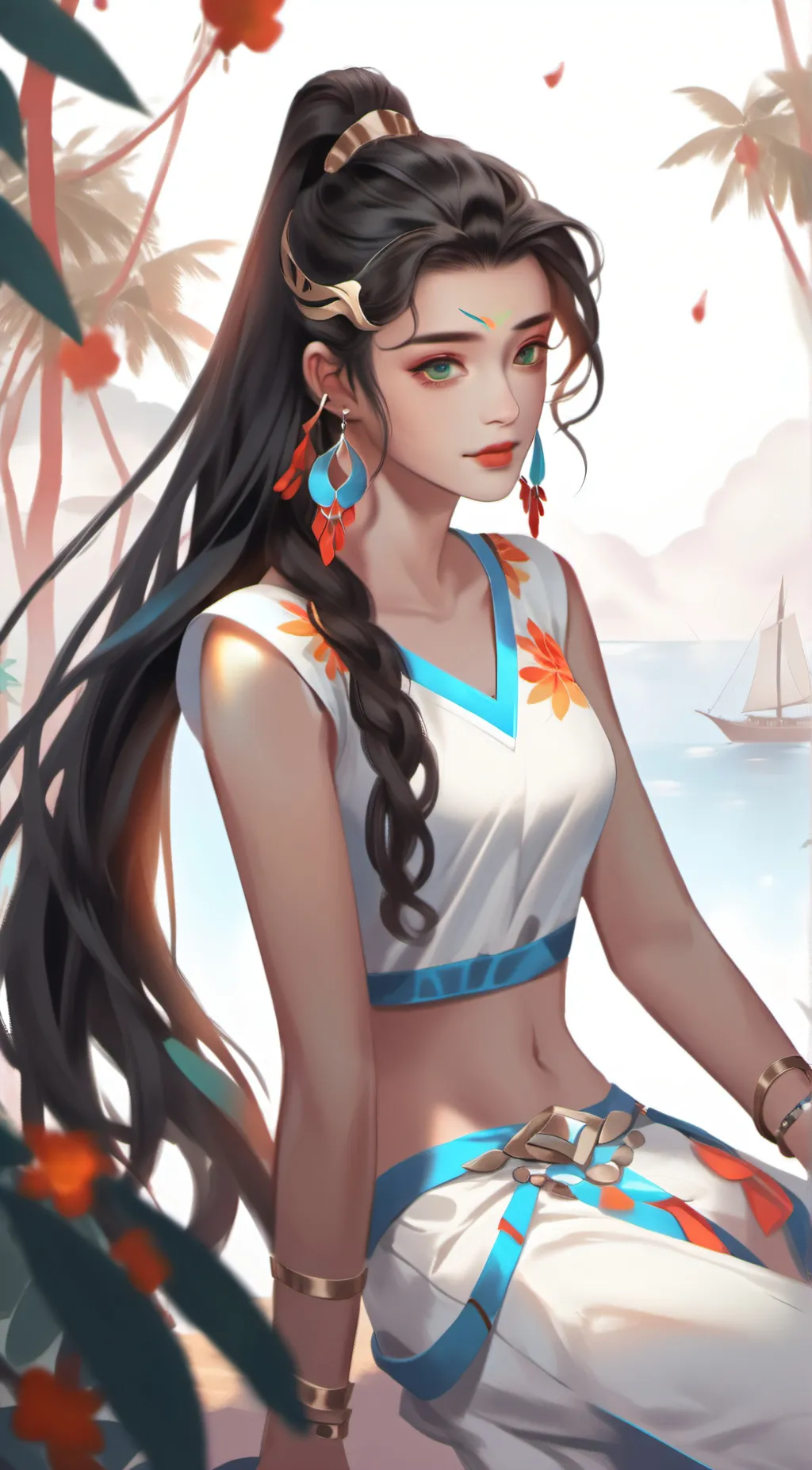 ai character: Zoe  background