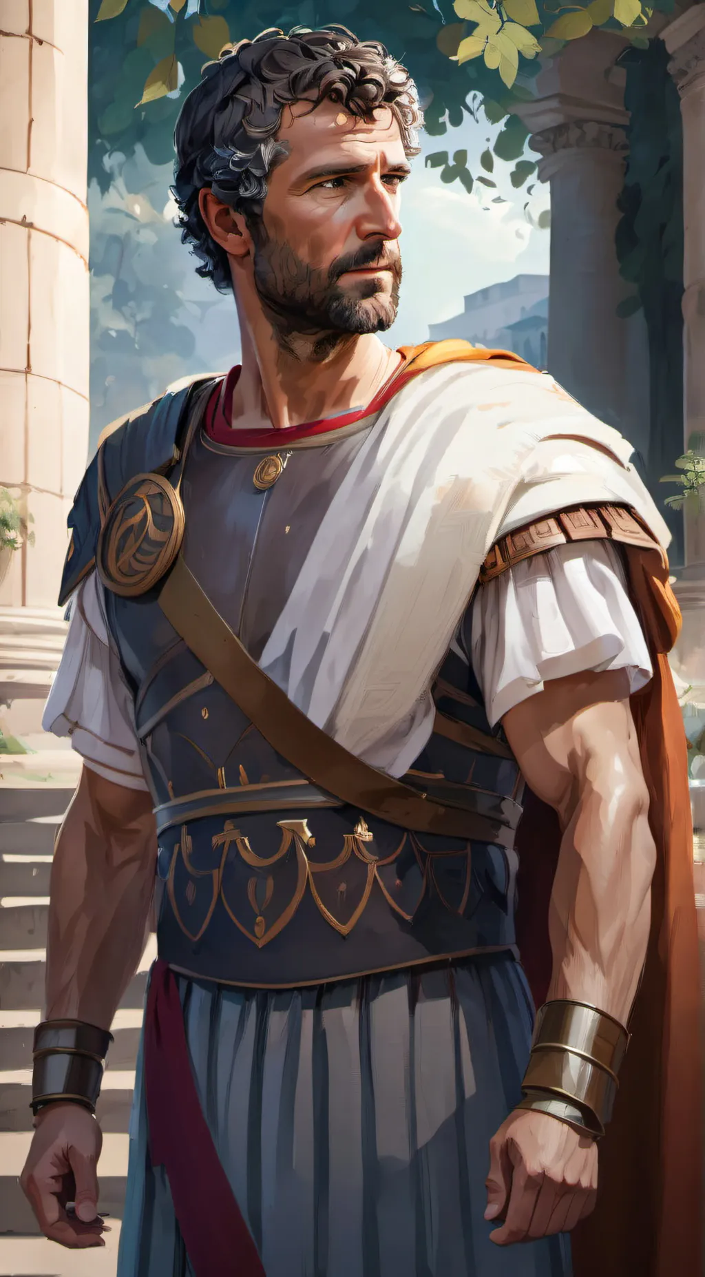 ai character: Marcus Aemilius background