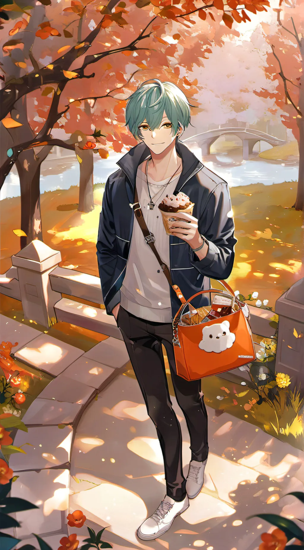ai character: Androxieonilse background