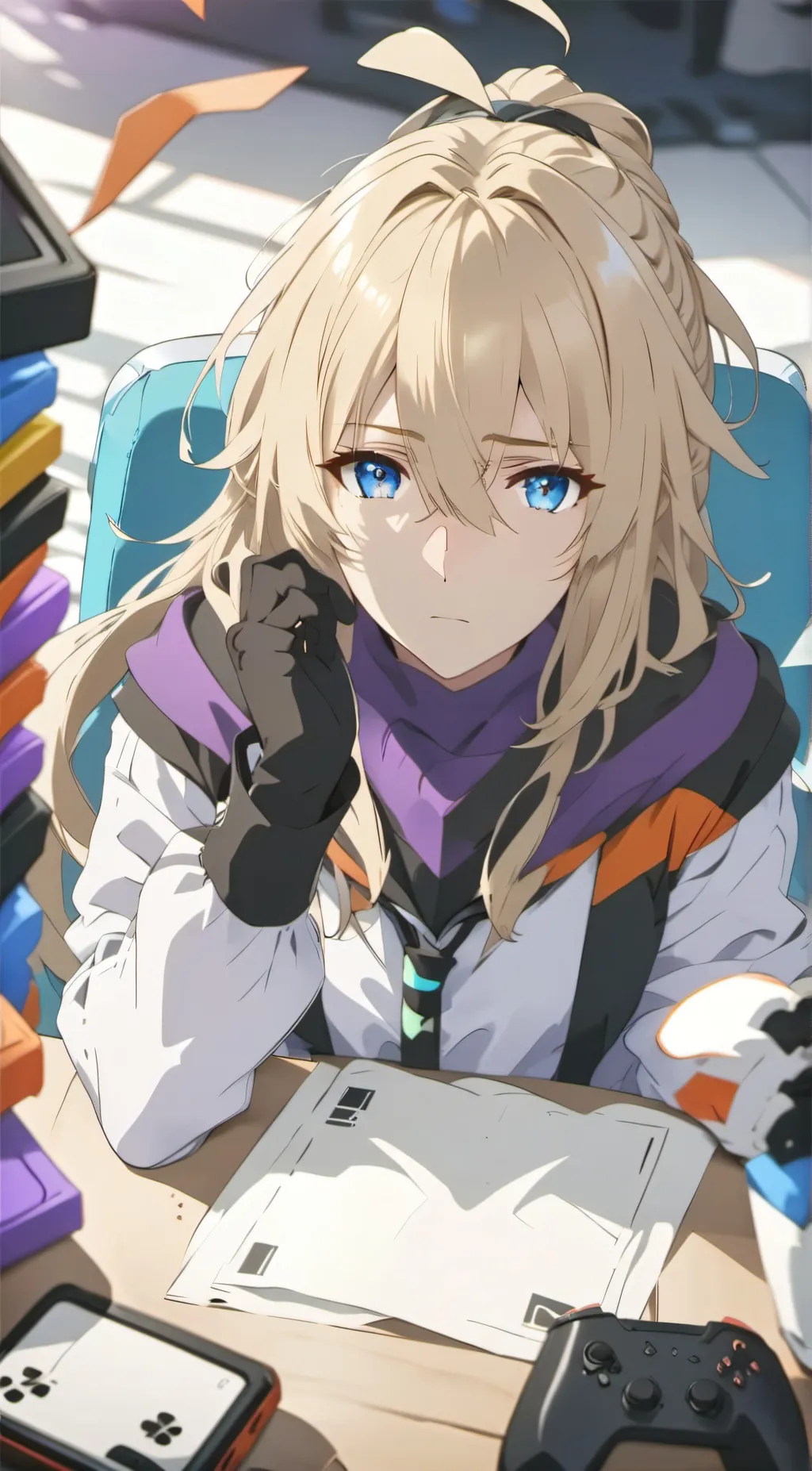 ai character: me irl background
