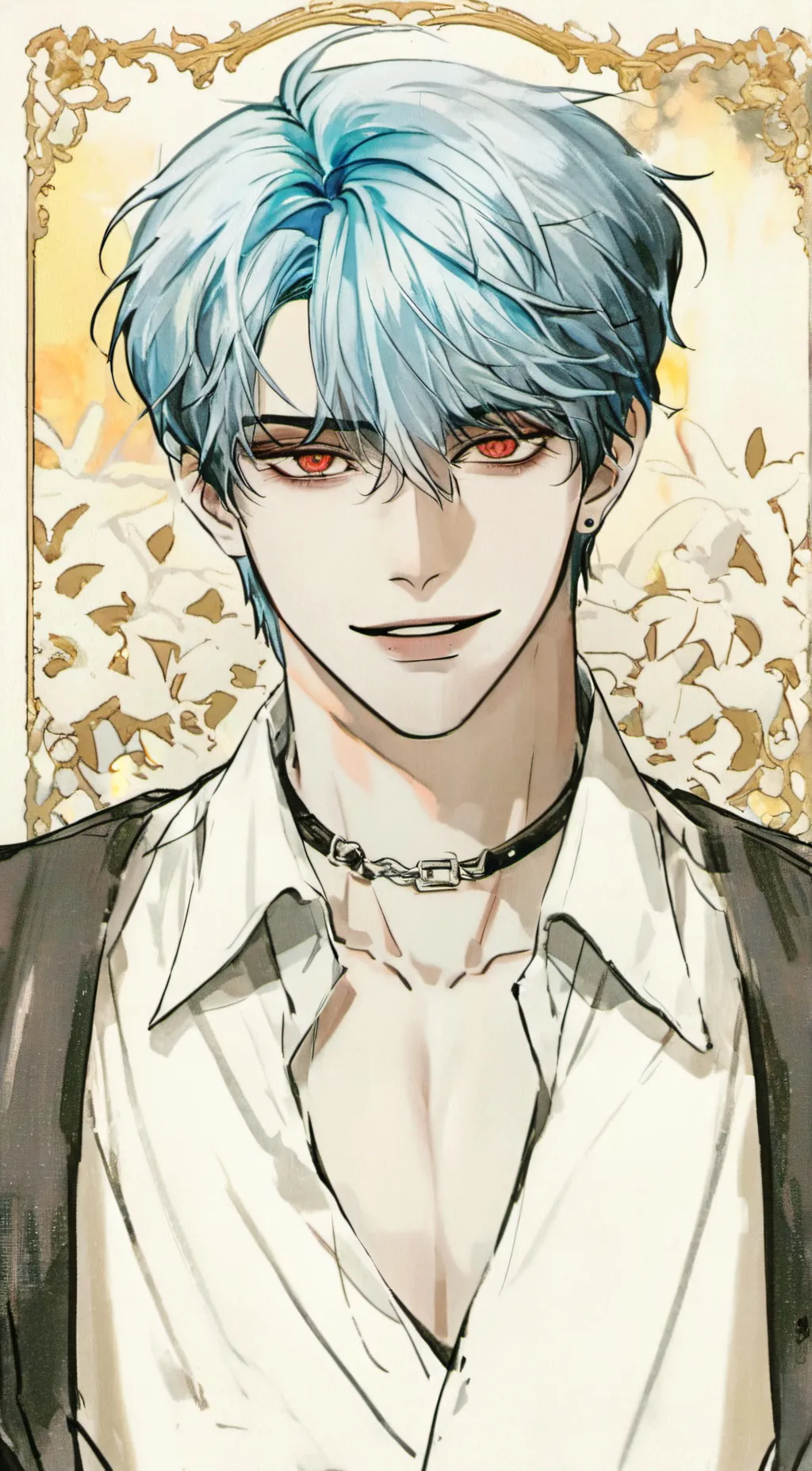 ai character: ash background