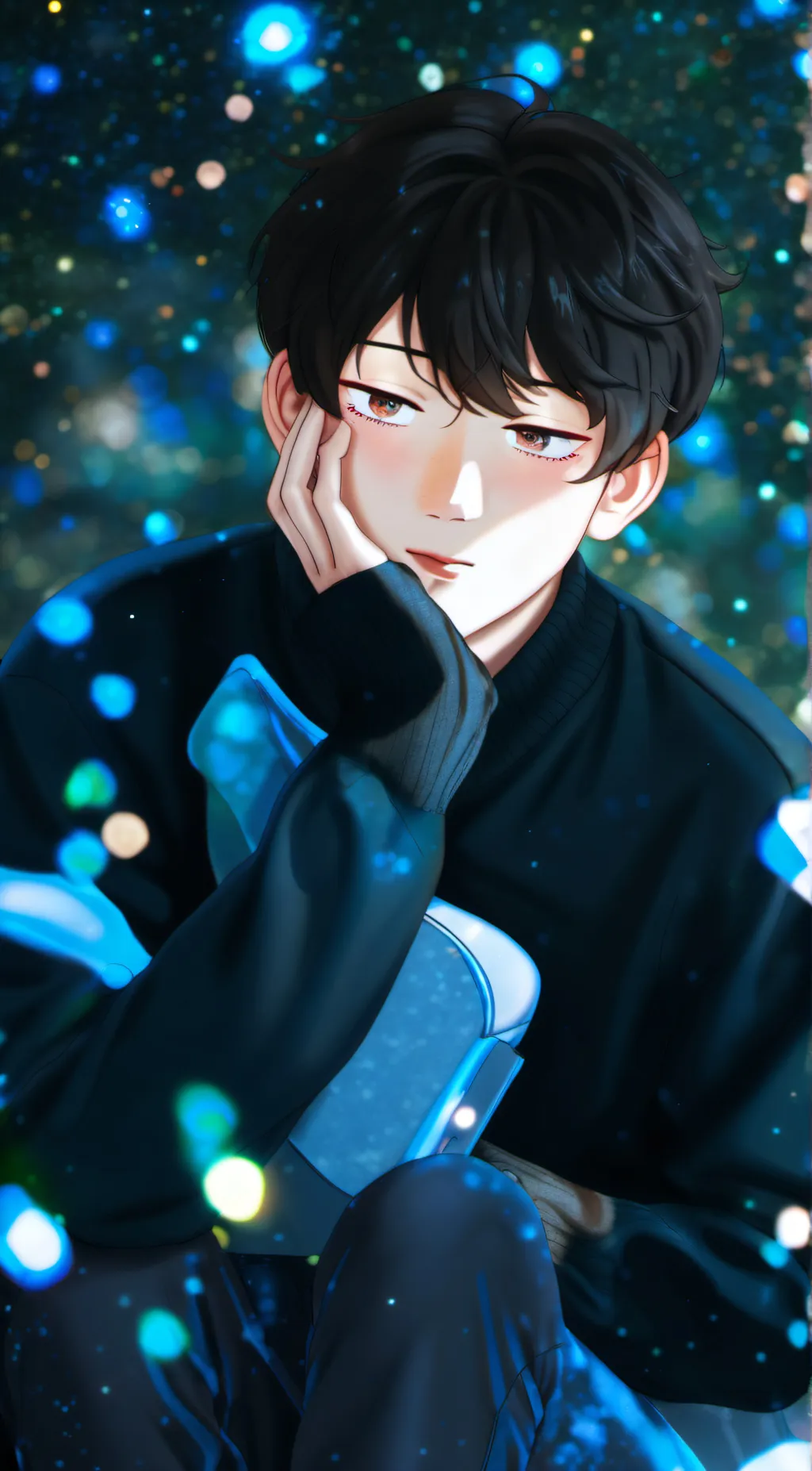ai character: Kade  background