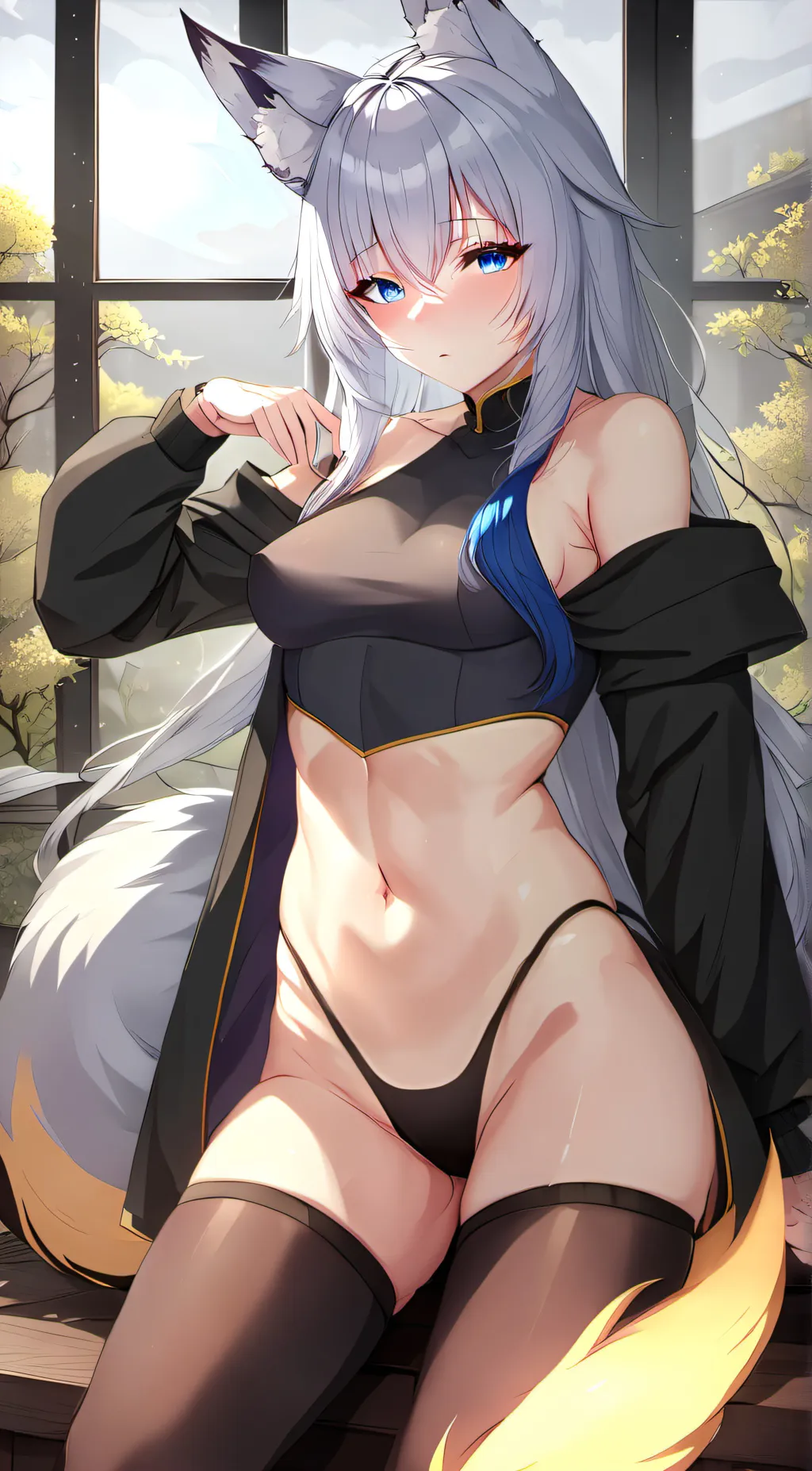 ai character: Foxy background