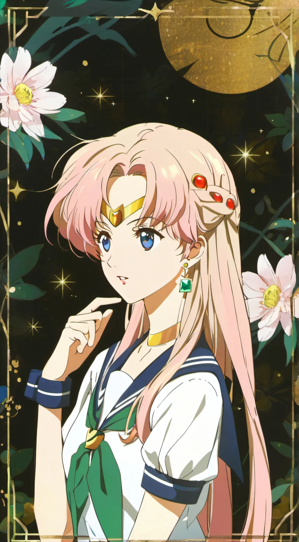 ai character: Sailor Senshi  background