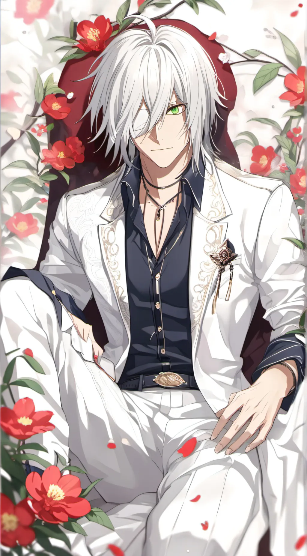 ai character: yoichi shigaraki  background