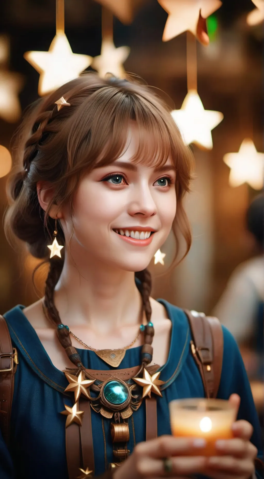 ai character: Star npc day background